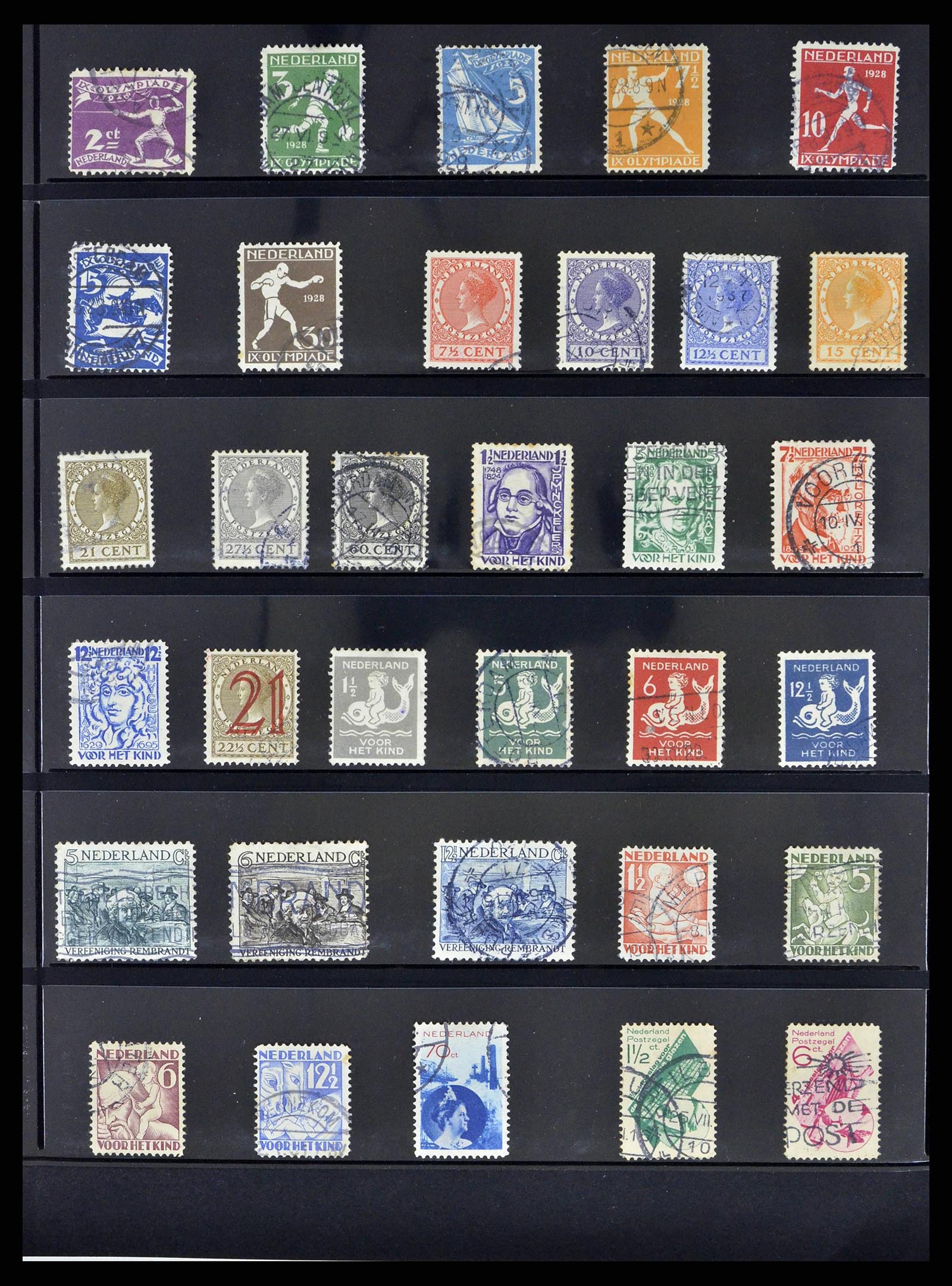 38791 0092 - Stamp collection 38791 Netherlands 1852-2014.