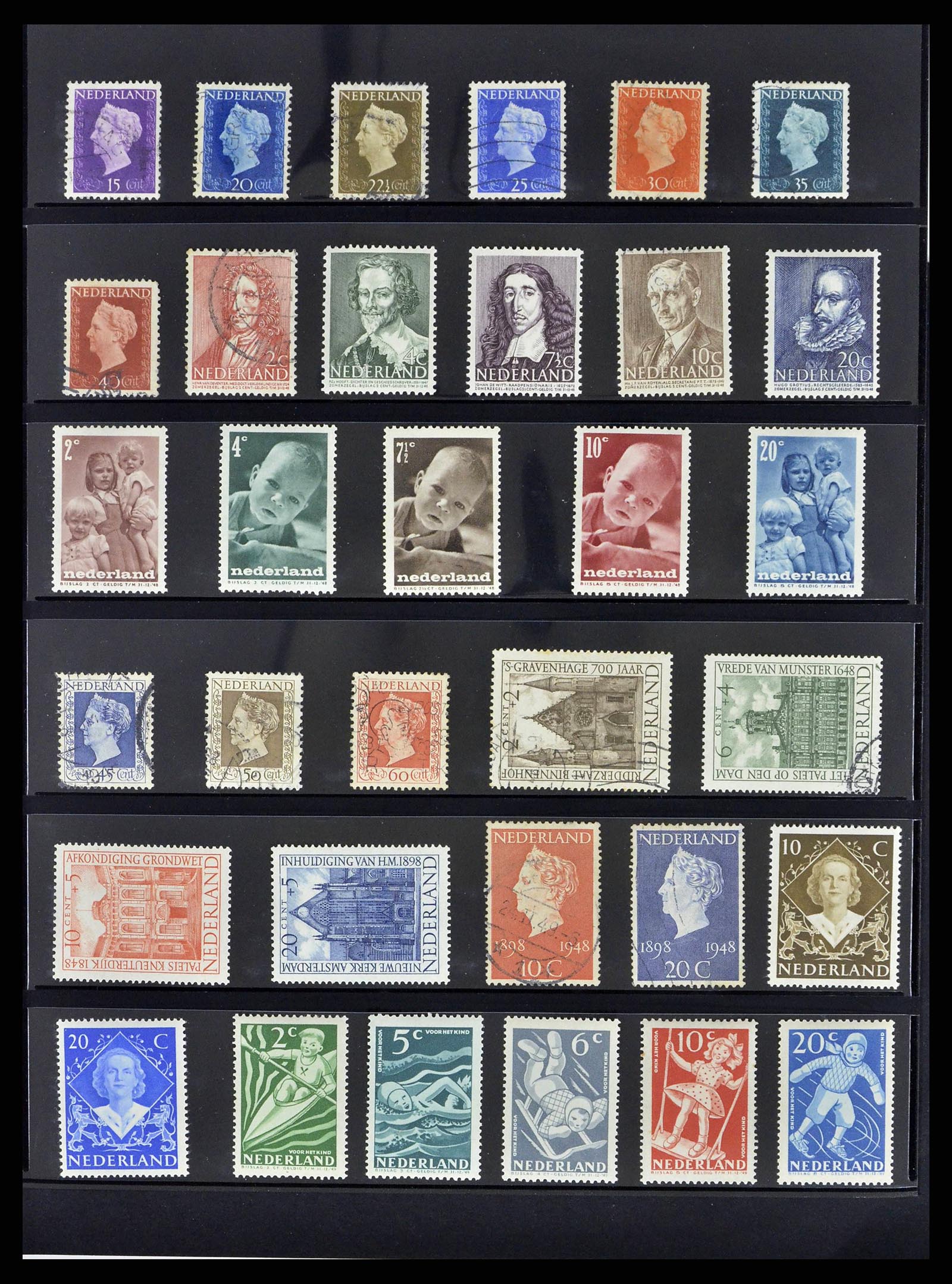 38791 0100 - Stamp collection 38791 Netherlands 1852-2014.