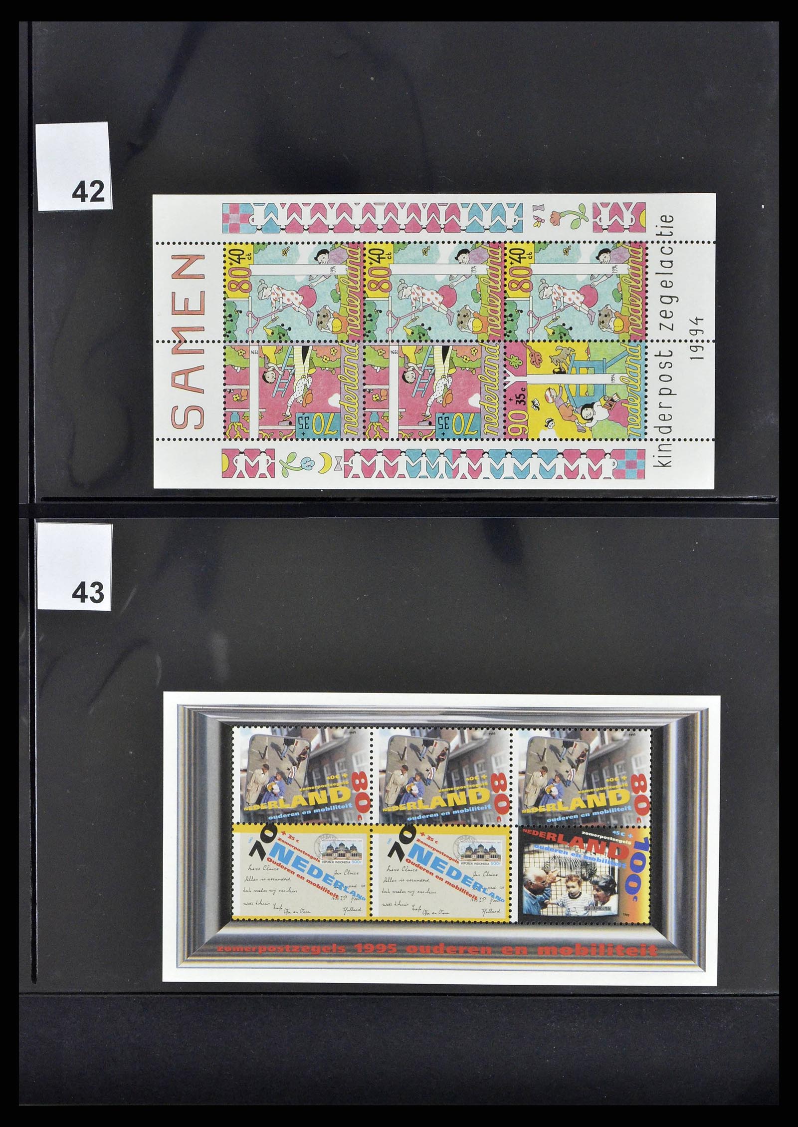 38791 0241 - Stamp collection 38791 Netherlands 1852-2014.