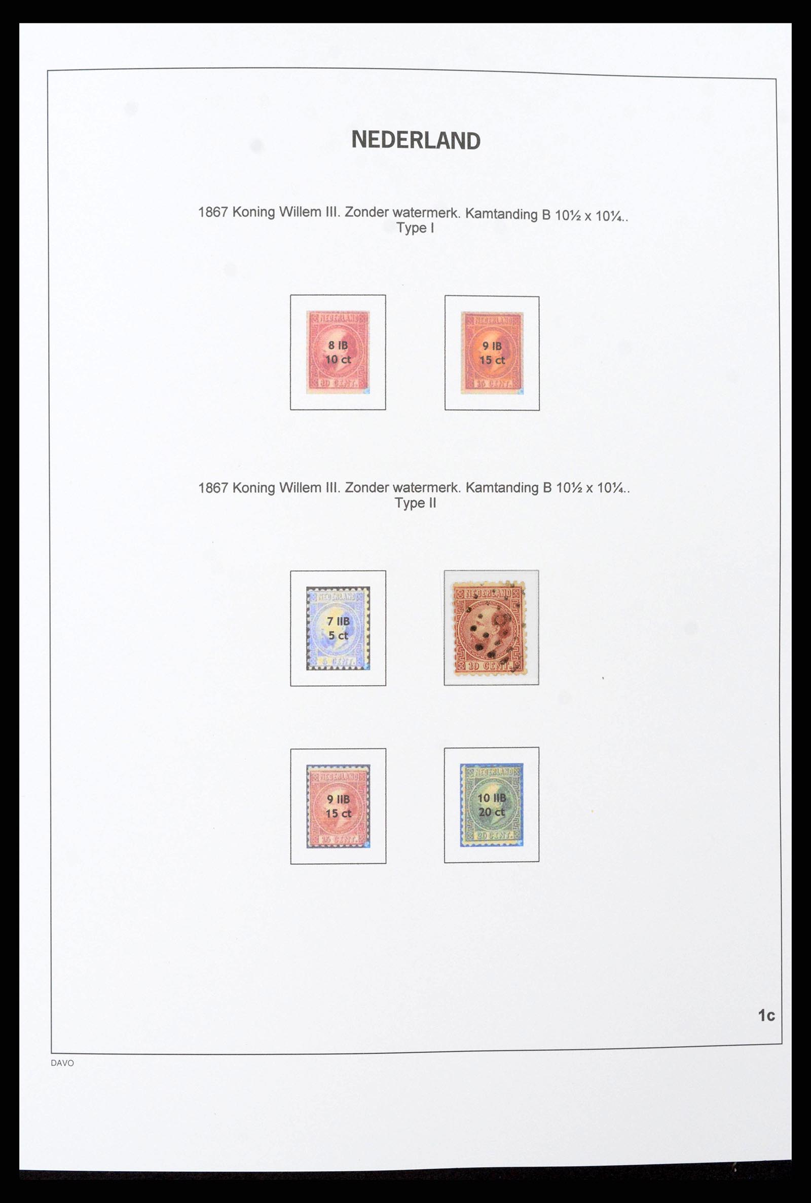 38793 0003 - Postzegelverzameling 38793 Nederland 1852-1972.