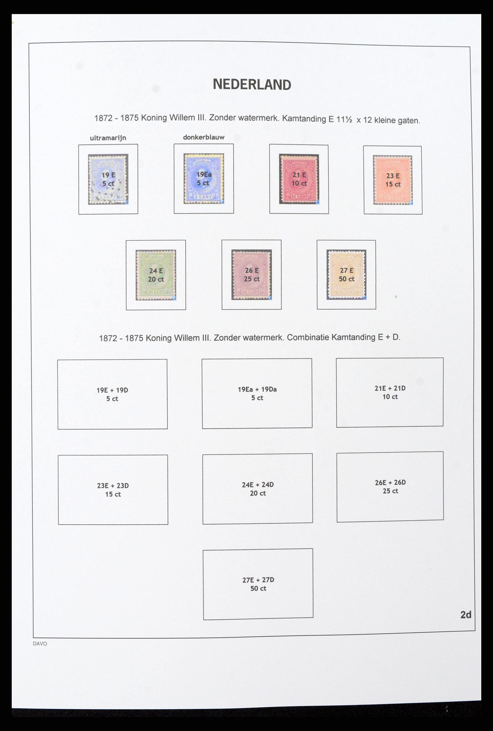 38793 0010 - Stamp collection 38793 Netherlands 1852-1972.