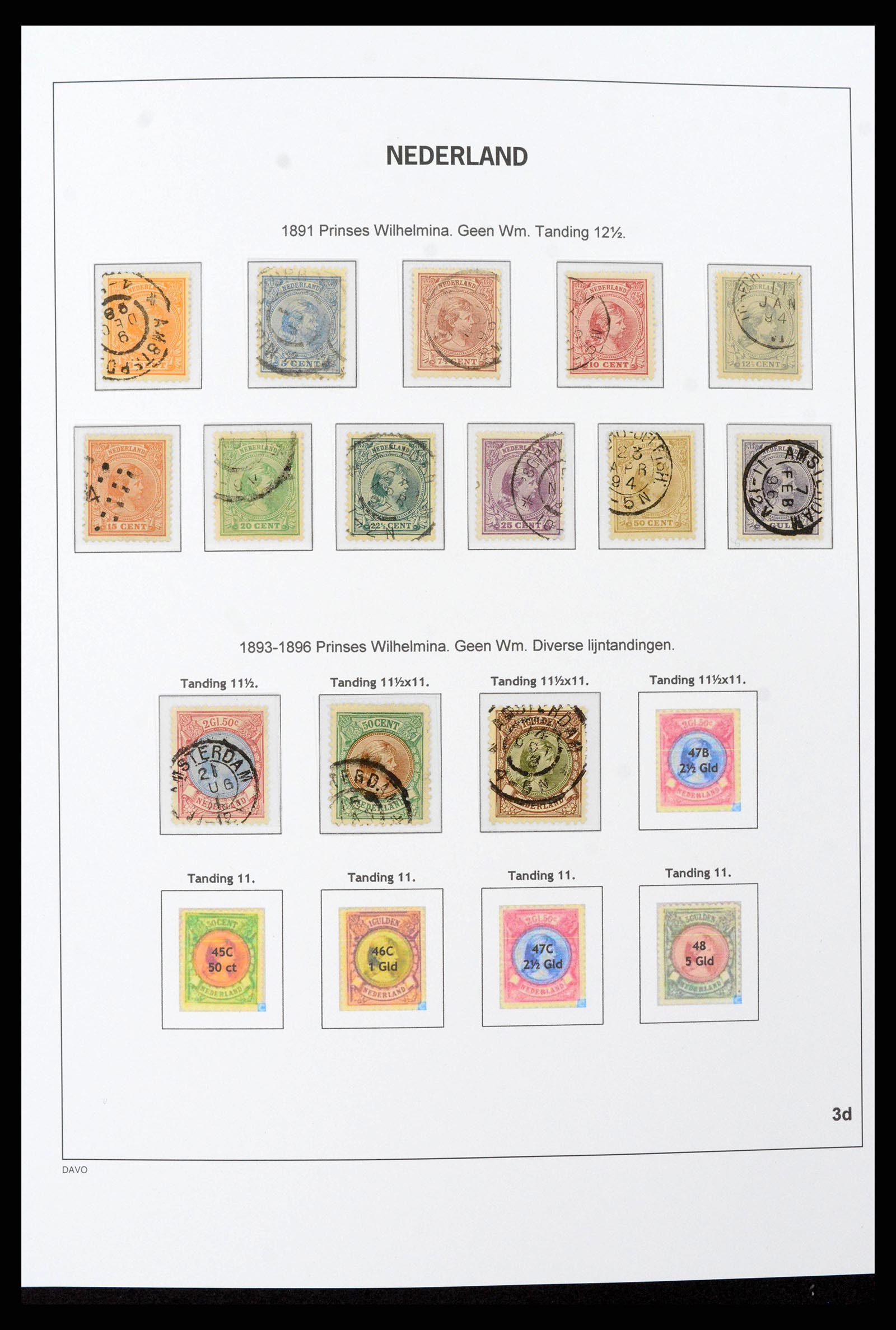 38793 0018 - Postzegelverzameling 38793 Nederland 1852-1972.