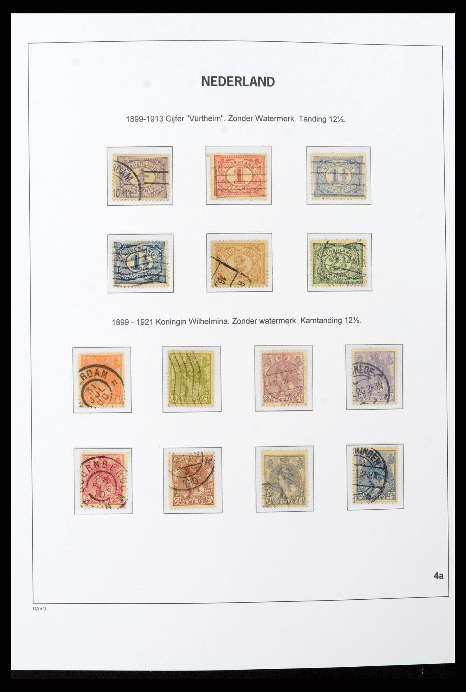 38793 0019 - Postzegelverzameling 38793 Nederland 1852-1972.