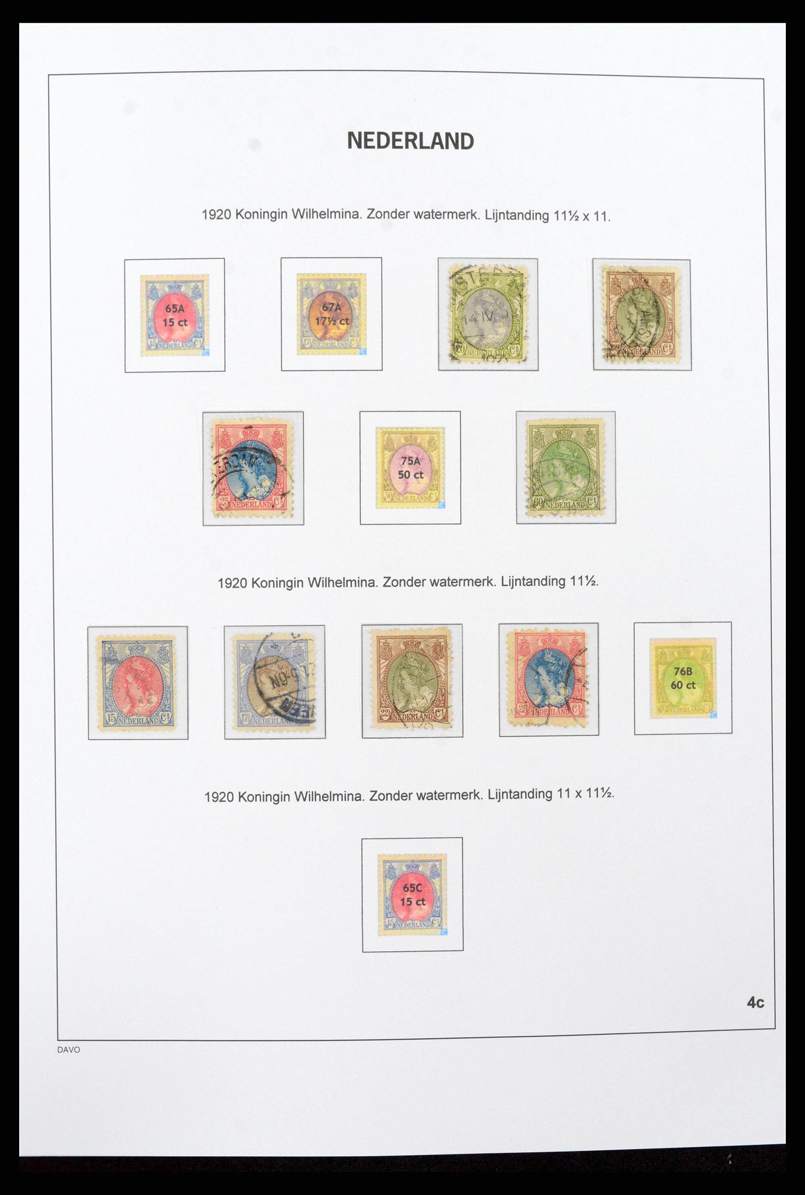 38793 0021 - Postzegelverzameling 38793 Nederland 1852-1972.