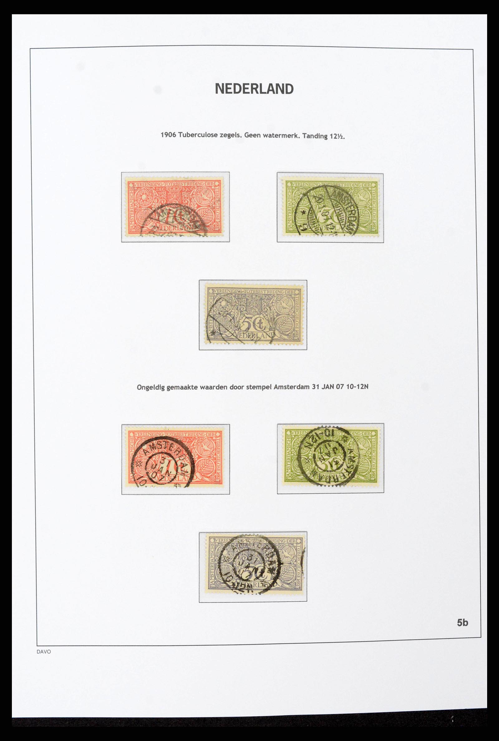 38793 0024 - Postzegelverzameling 38793 Nederland 1852-1972.
