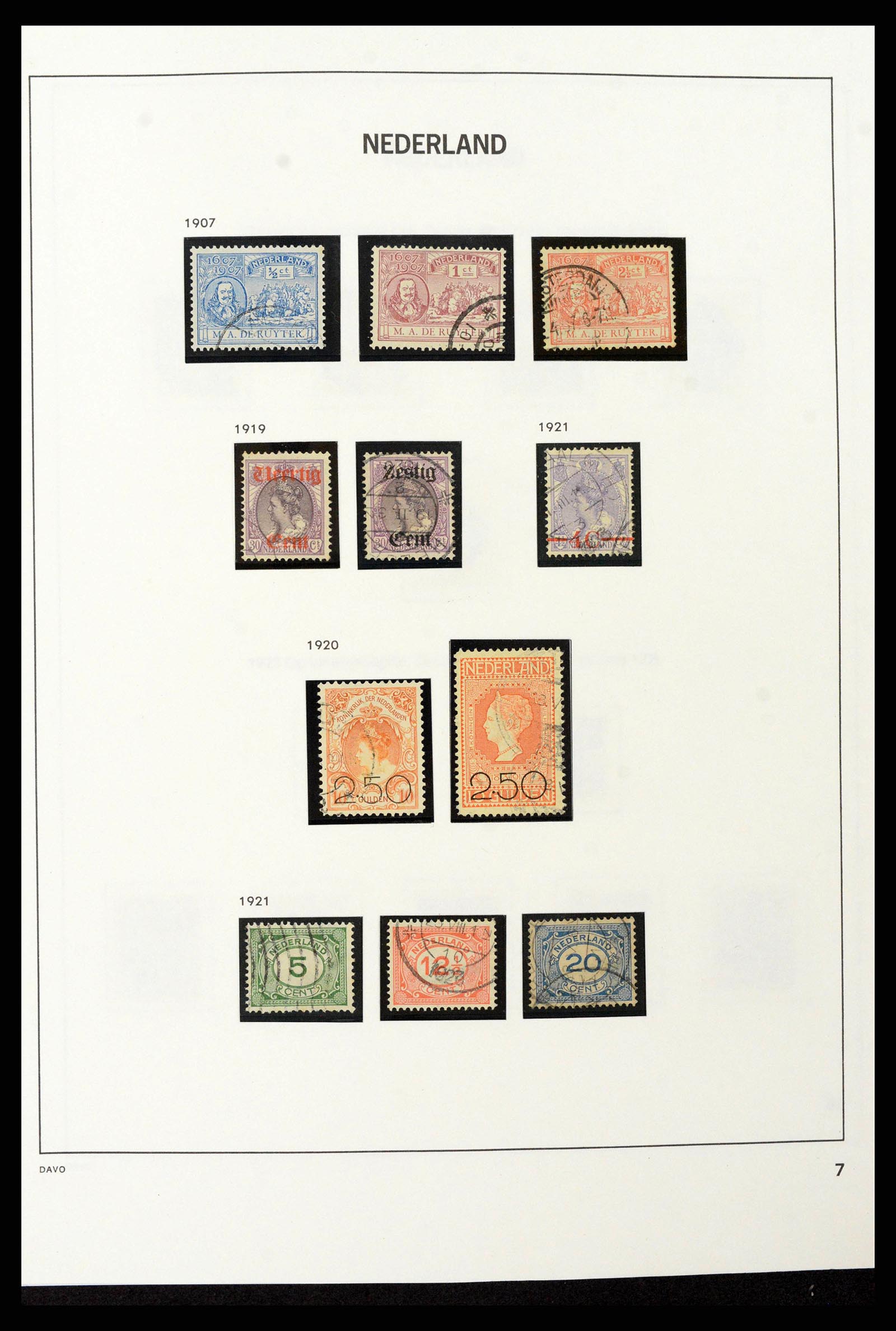 38793 0027 - Postzegelverzameling 38793 Nederland 1852-1972.
