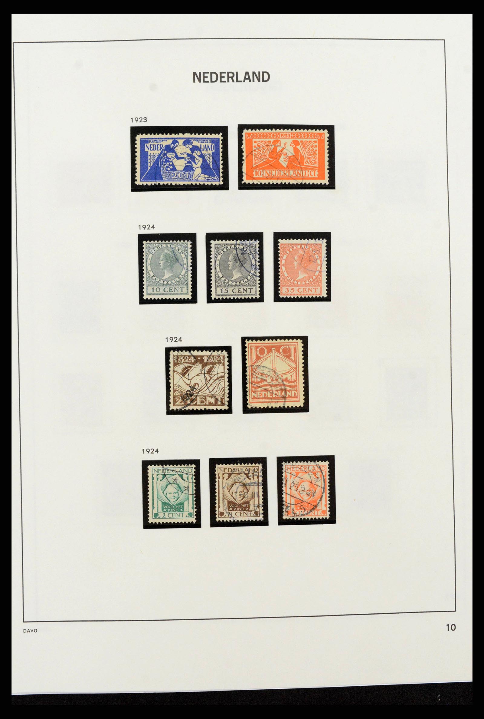 38793 0035 - Postzegelverzameling 38793 Nederland 1852-1972.
