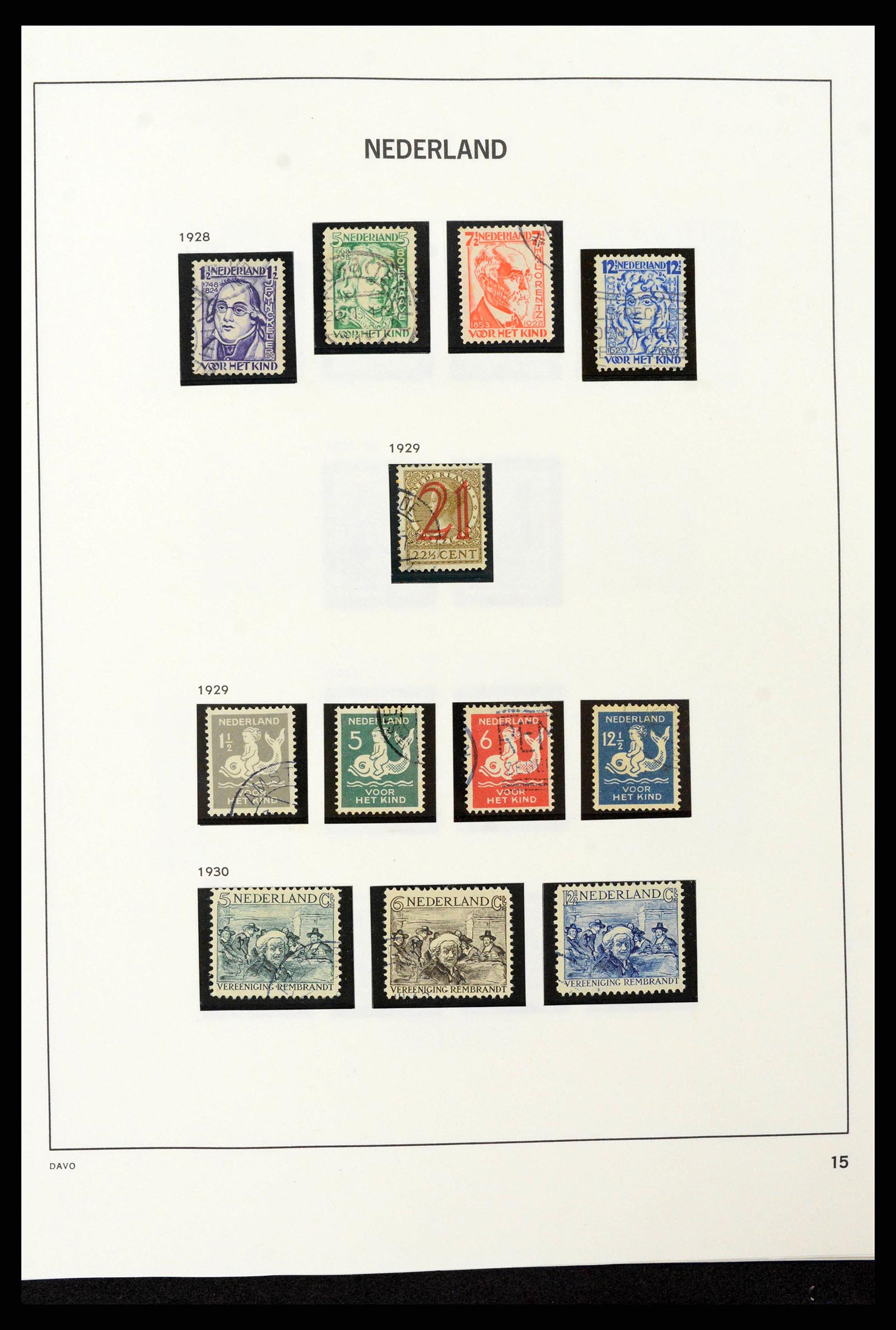 38793 0043 - Postzegelverzameling 38793 Nederland 1852-1972.