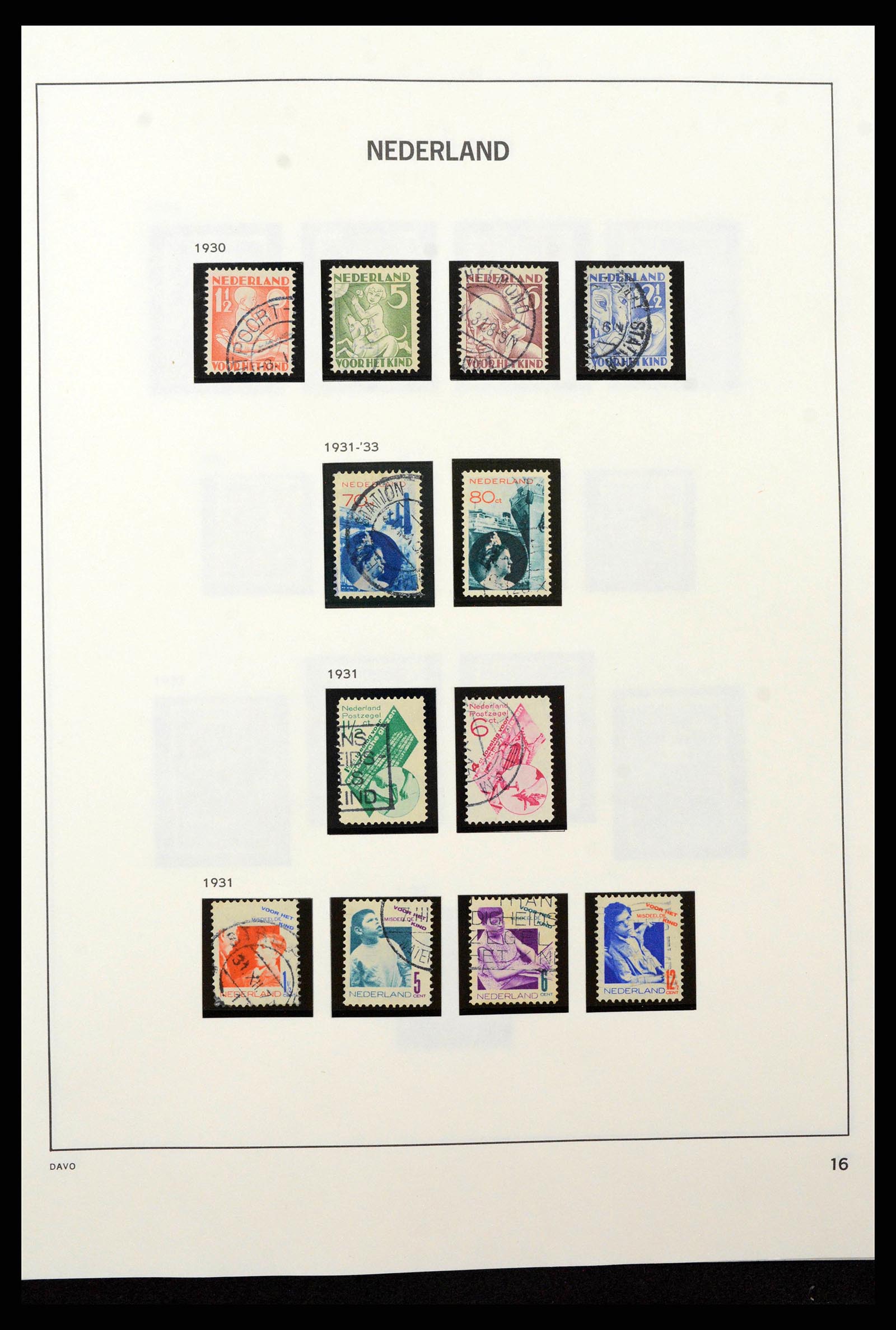 38793 0044 - Postzegelverzameling 38793 Nederland 1852-1972.