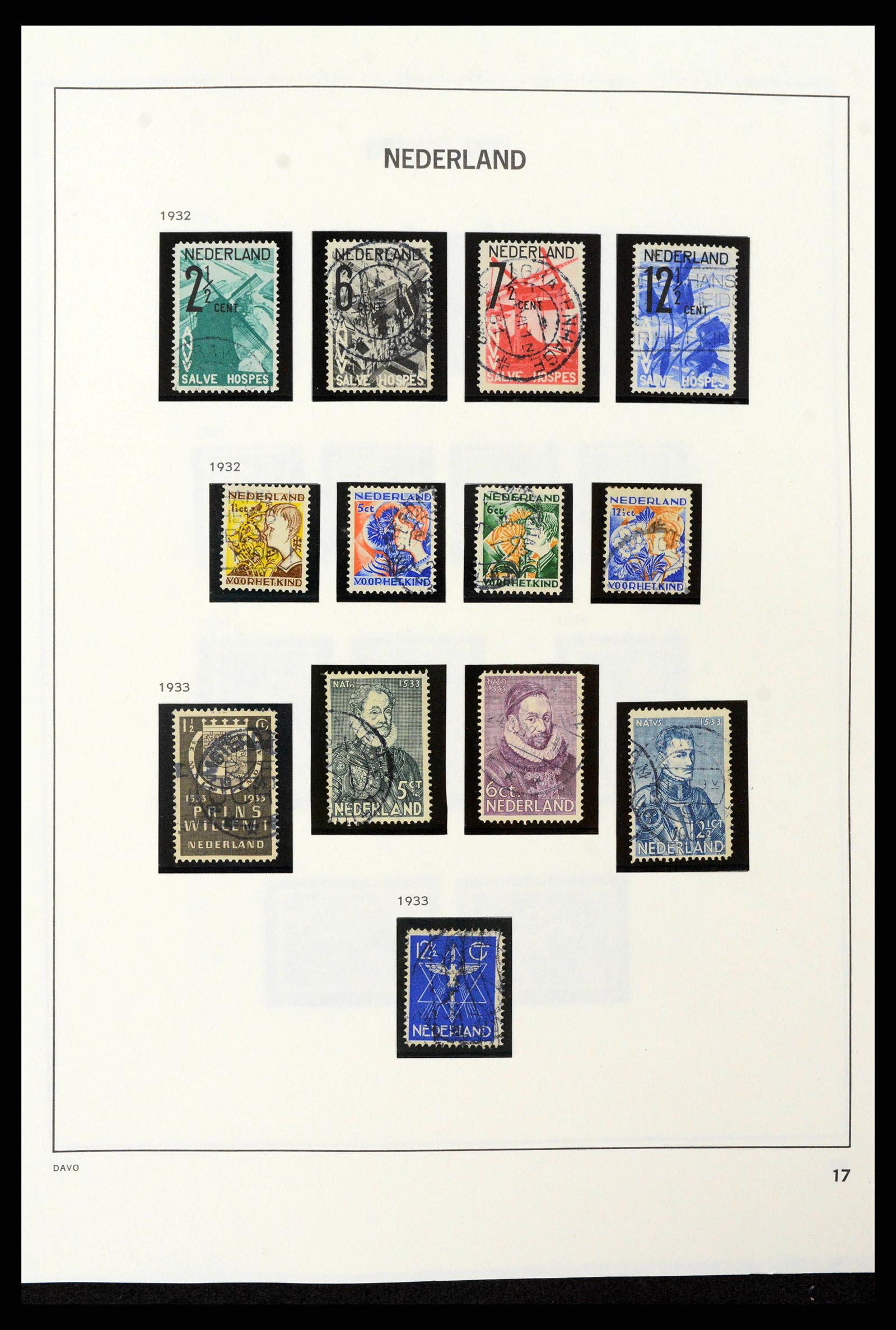 38793 0045 - Postzegelverzameling 38793 Nederland 1852-1972.