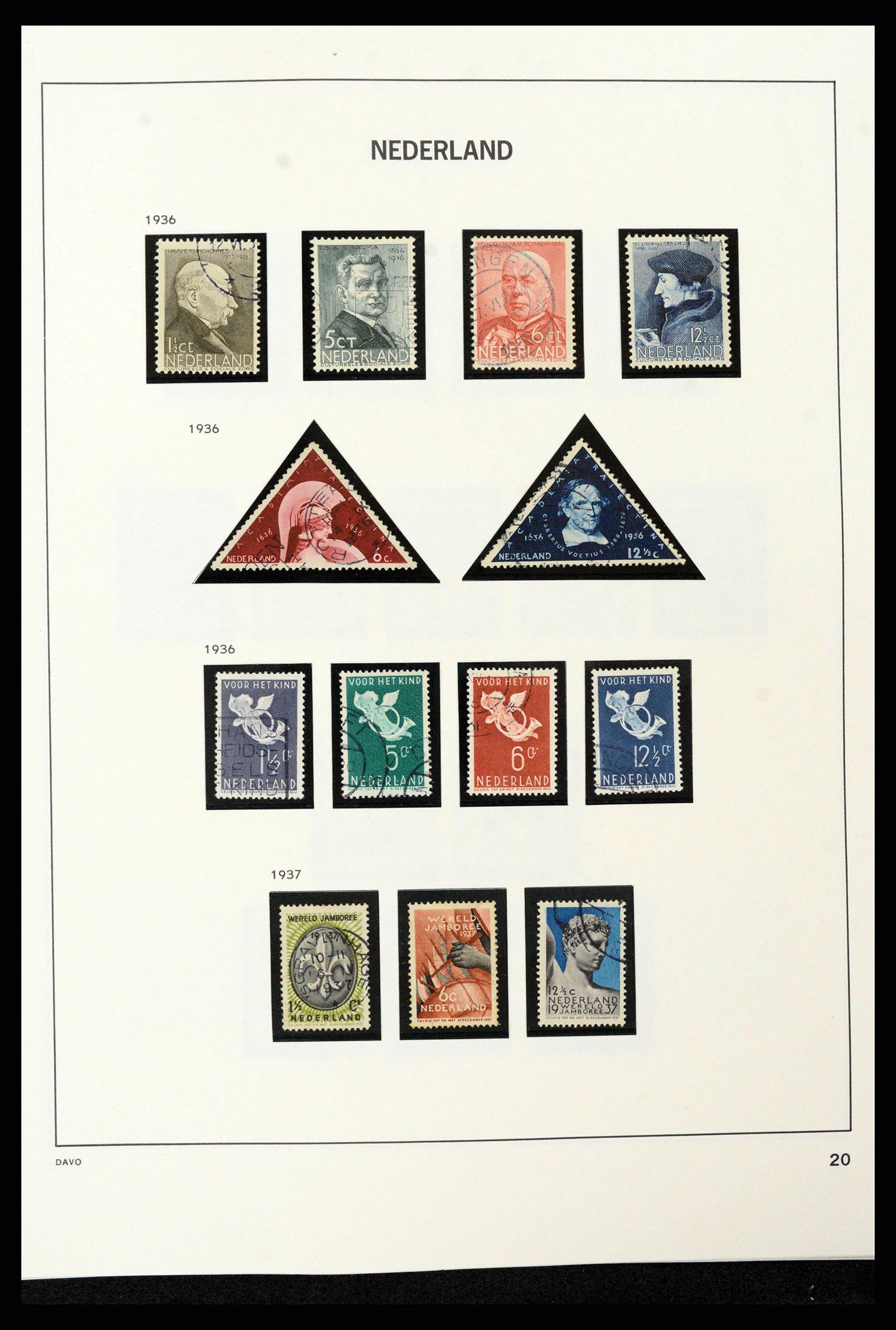 38793 0048 - Postzegelverzameling 38793 Nederland 1852-1972.