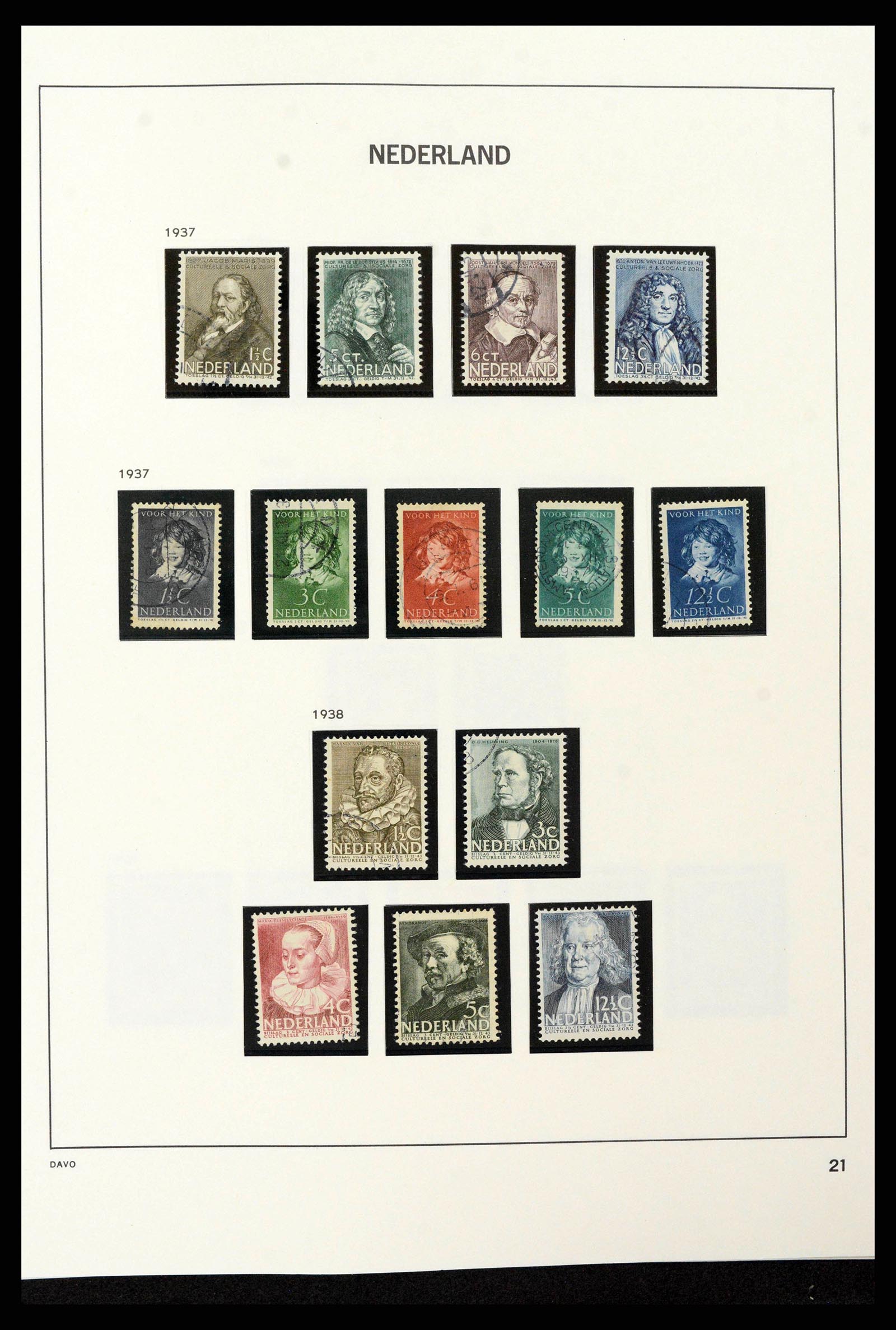 38793 0049 - Postzegelverzameling 38793 Nederland 1852-1972.