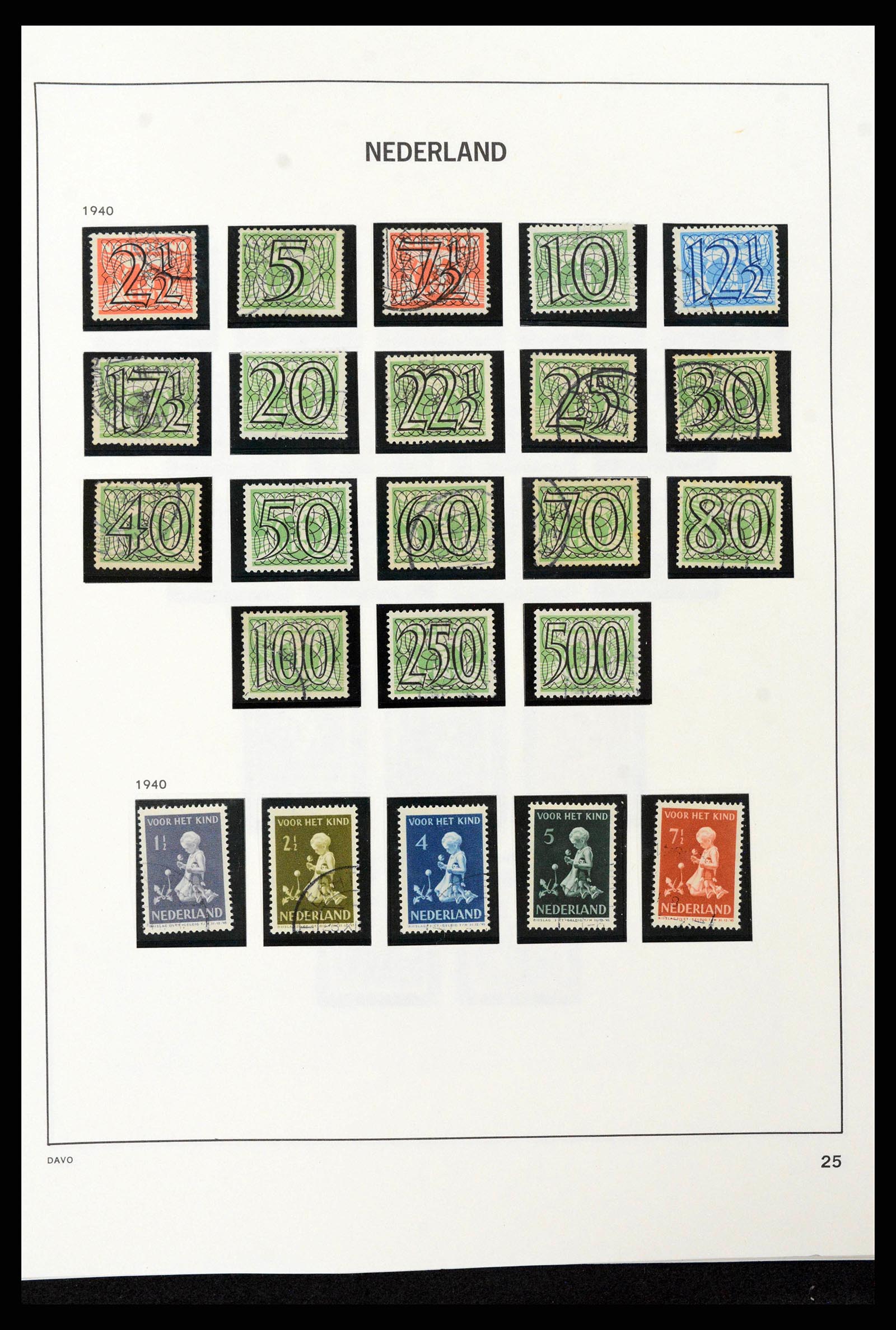 38793 0053 - Postzegelverzameling 38793 Nederland 1852-1972.