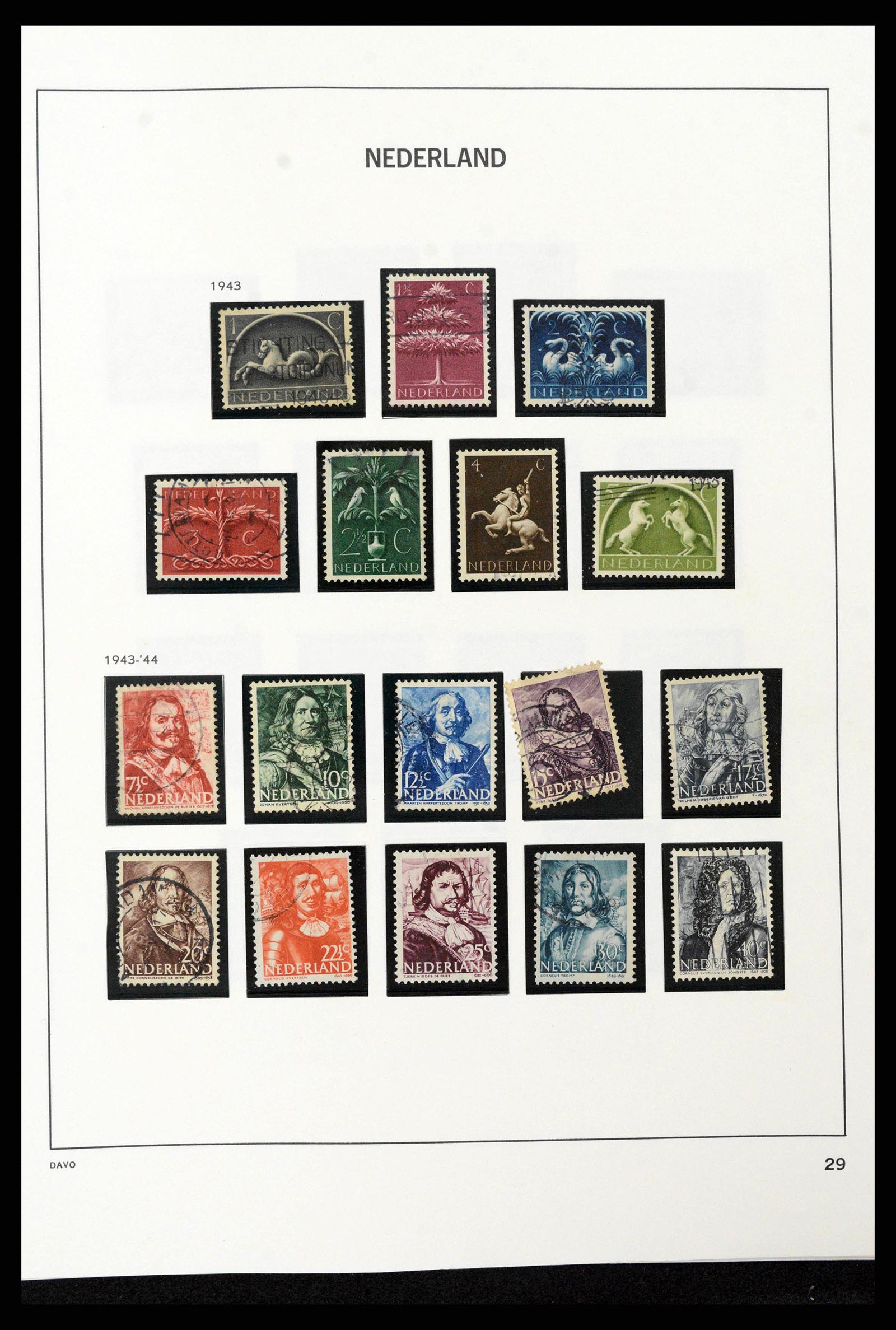38793 0056 - Postzegelverzameling 38793 Nederland 1852-1972.