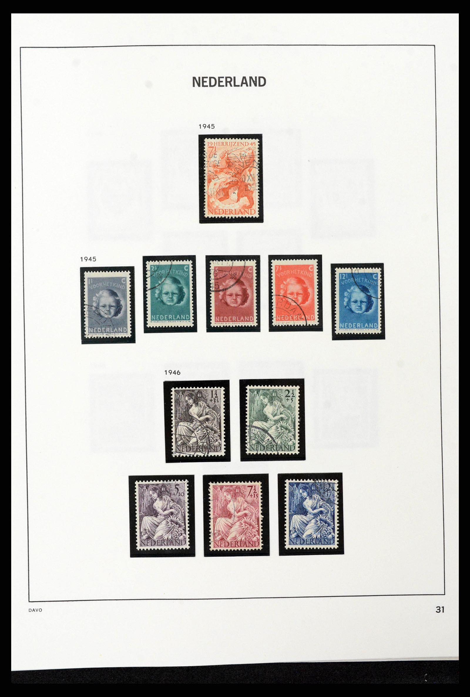 38793 0058 - Postzegelverzameling 38793 Nederland 1852-1972.