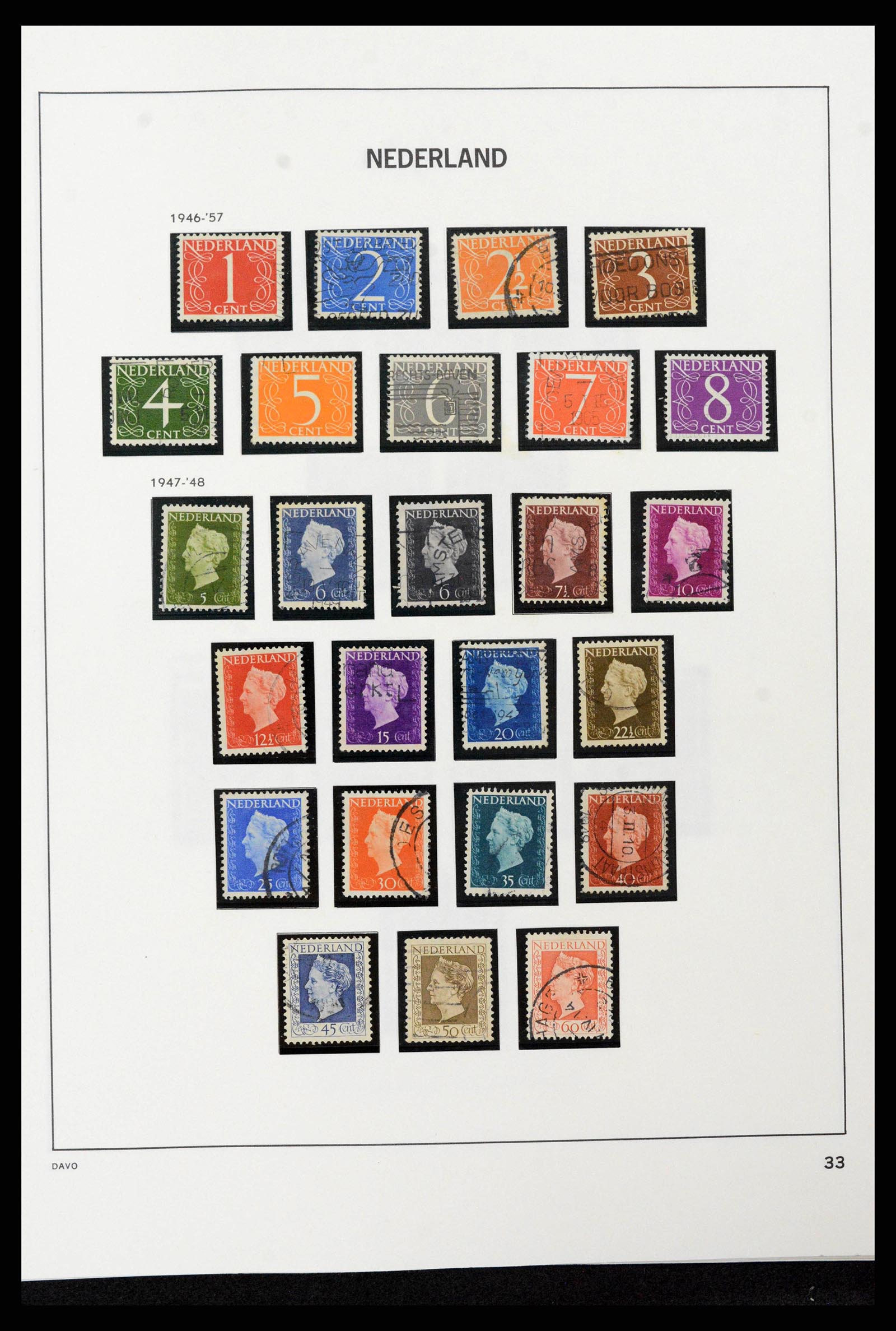 38793 0060 - Postzegelverzameling 38793 Nederland 1852-1972.