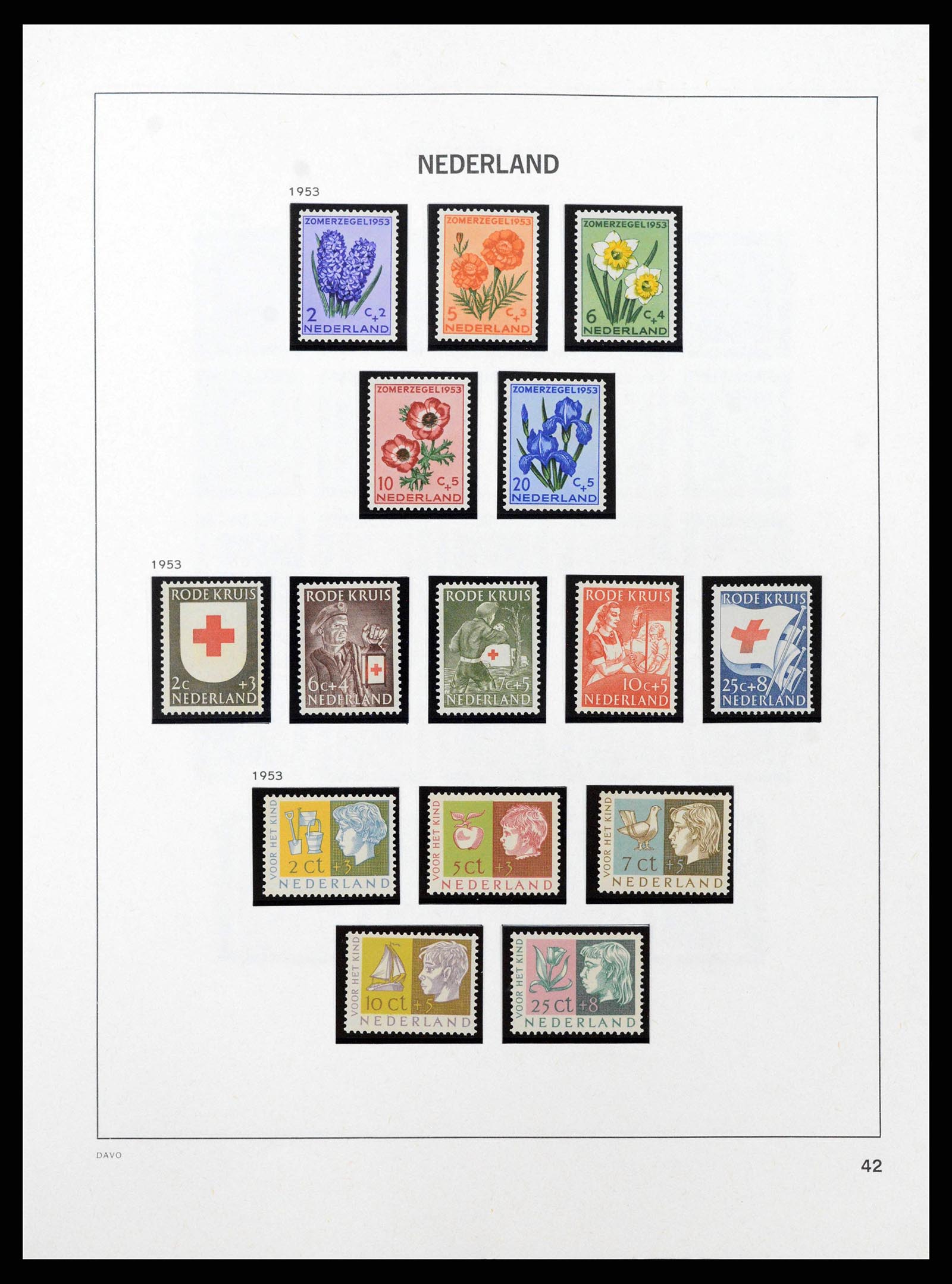 38794 0023 - Postzegelverzameling 38794 Nederland 1936-1994.