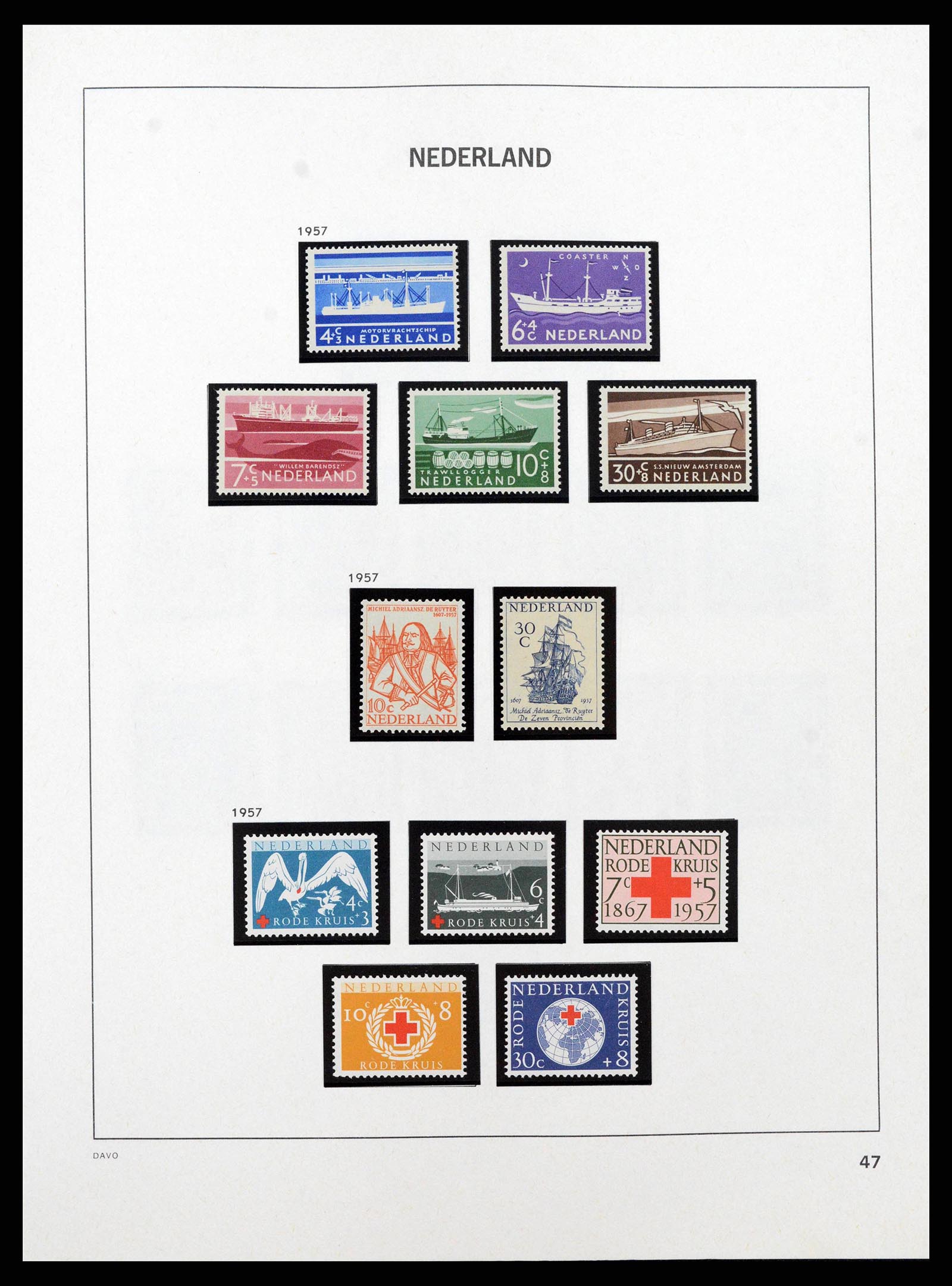 38794 0029 - Postzegelverzameling 38794 Nederland 1936-1994.