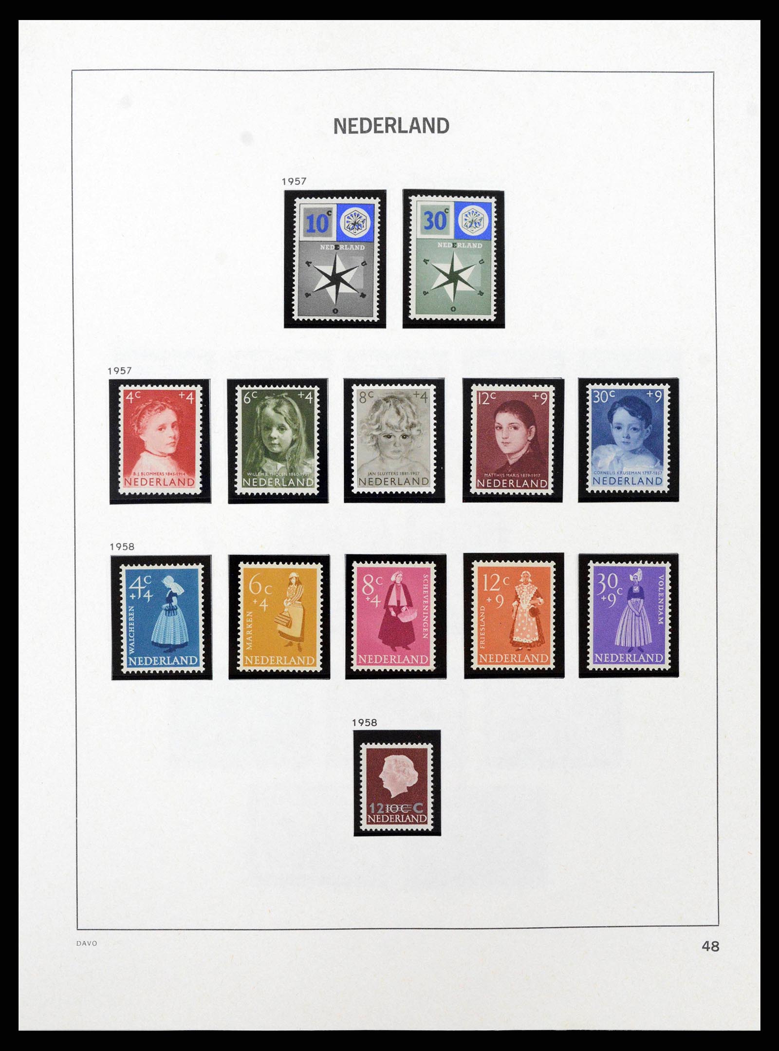 38794 0030 - Postzegelverzameling 38794 Nederland 1936-1994.