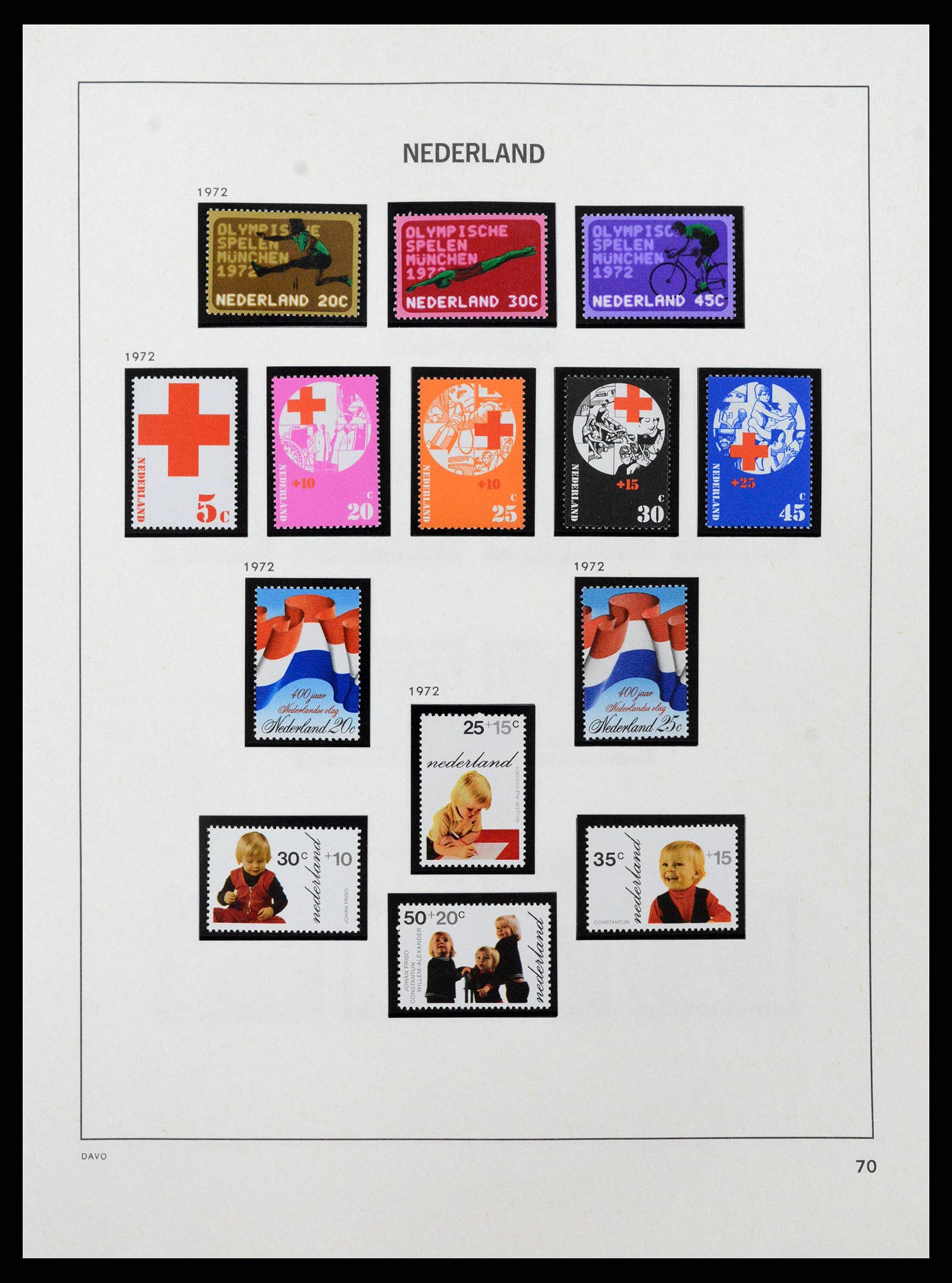 38794 0053 - Postzegelverzameling 38794 Nederland 1936-1994.