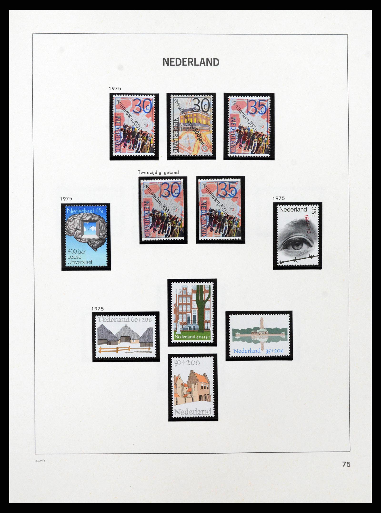 38794 0058 - Postzegelverzameling 38794 Nederland 1936-1994.