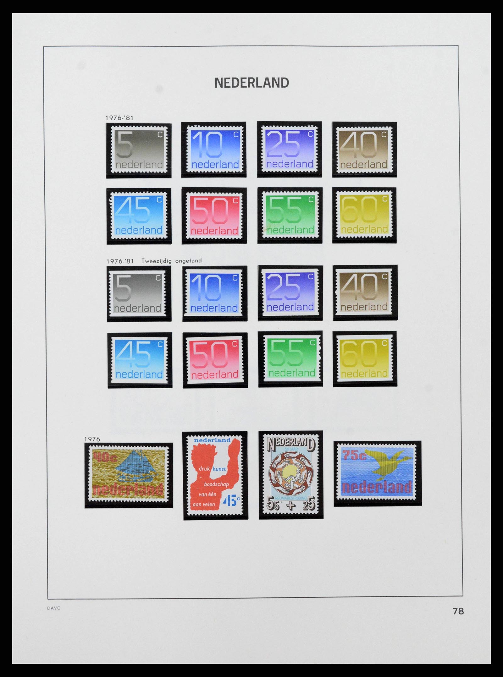 38794 0061 - Stamp collection 38794 Netherlands 1936-1994.