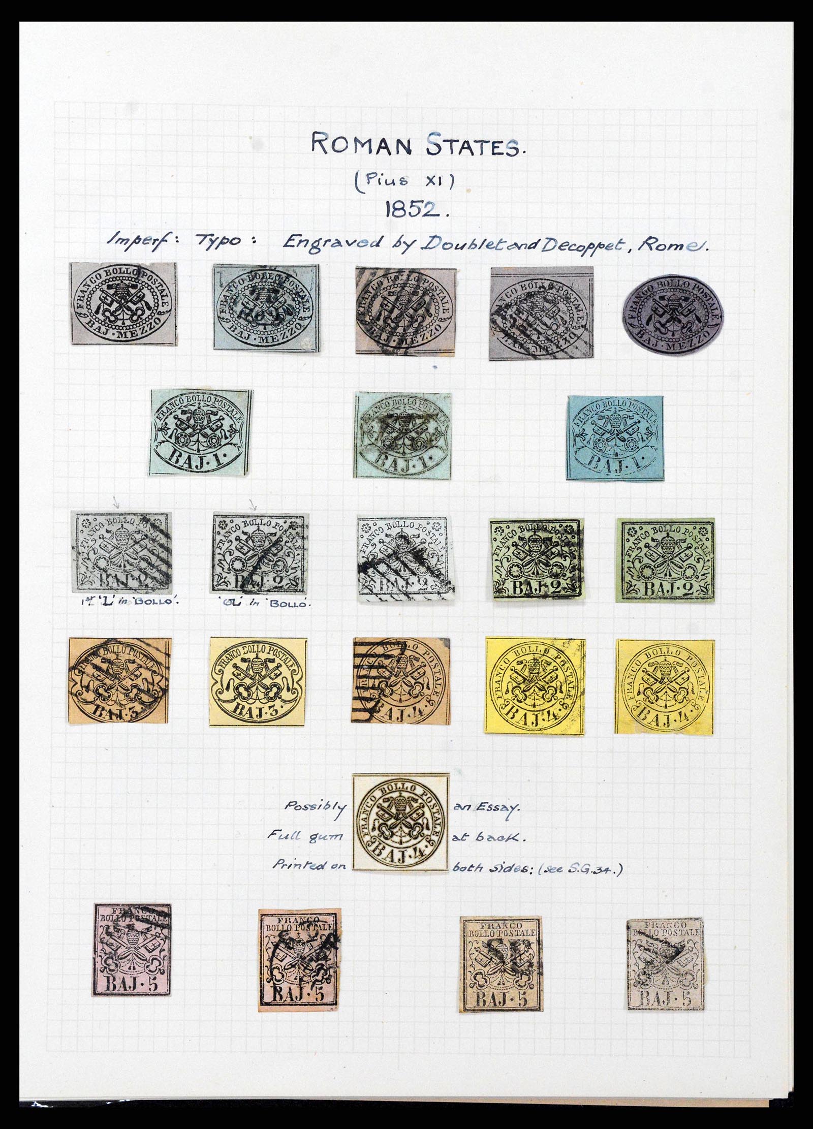 38795 0006 - Stamp collection 38795 Italy supercollection 1851-1947.