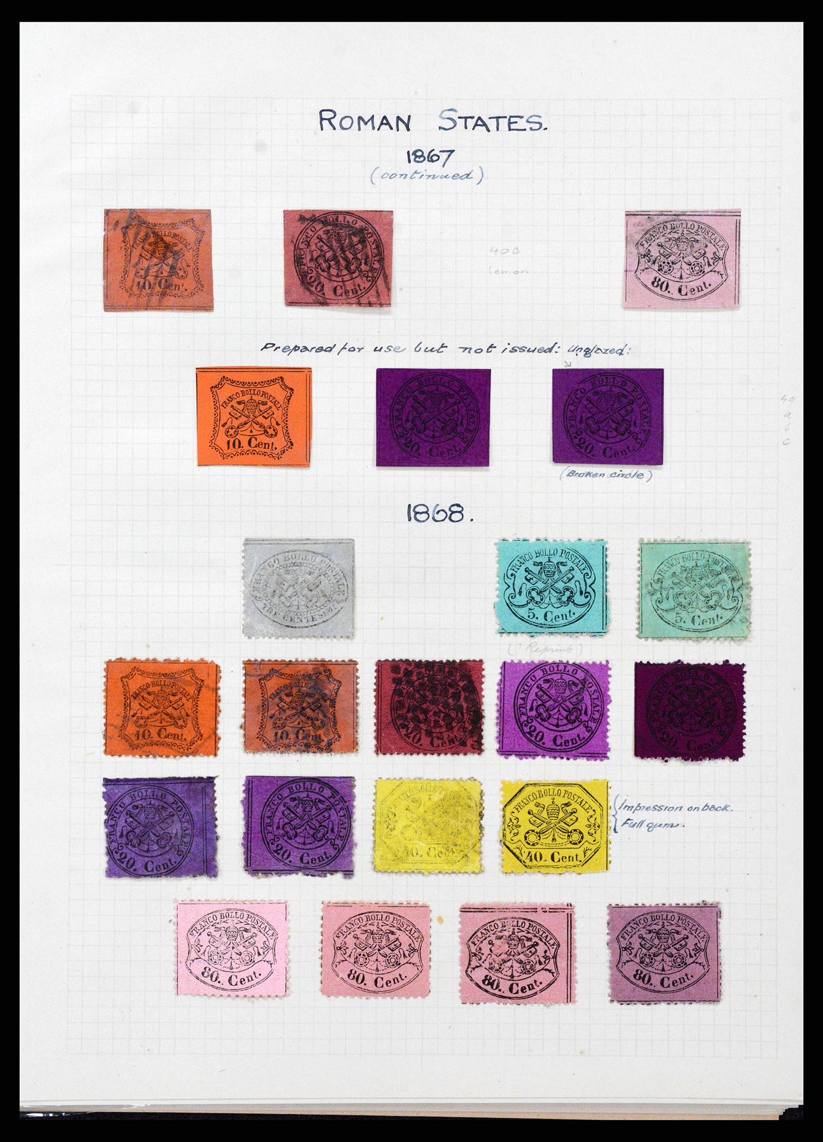 38795 0008 - Stamp collection 38795 Italy supercollection 1851-1947.