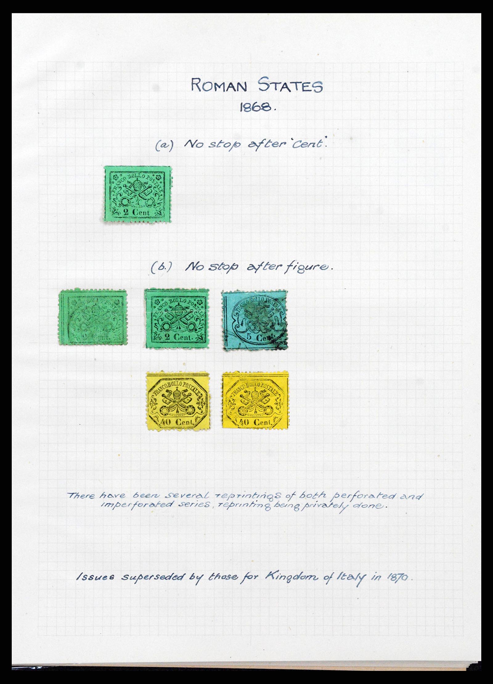 38795 0009 - Postzegelverzameling 38795 Italië supercollectie 1851-1947.