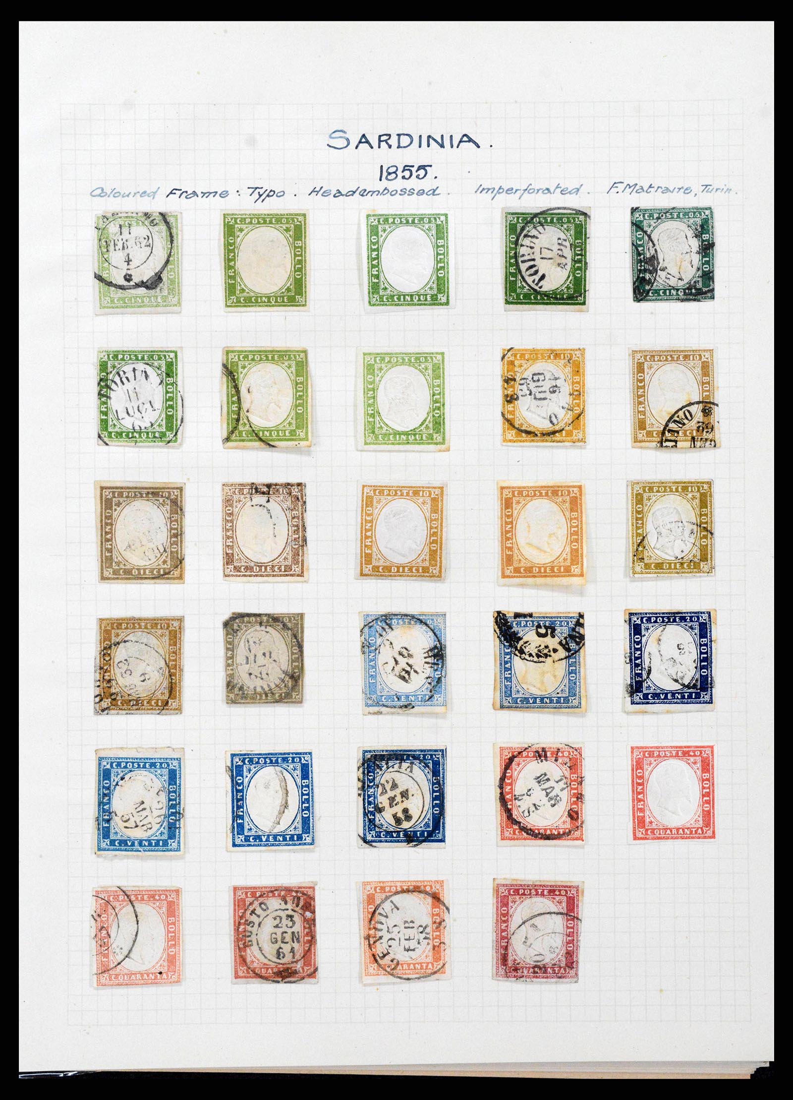 38795 0010 - Postzegelverzameling 38795 Italië supercollectie 1851-1947.