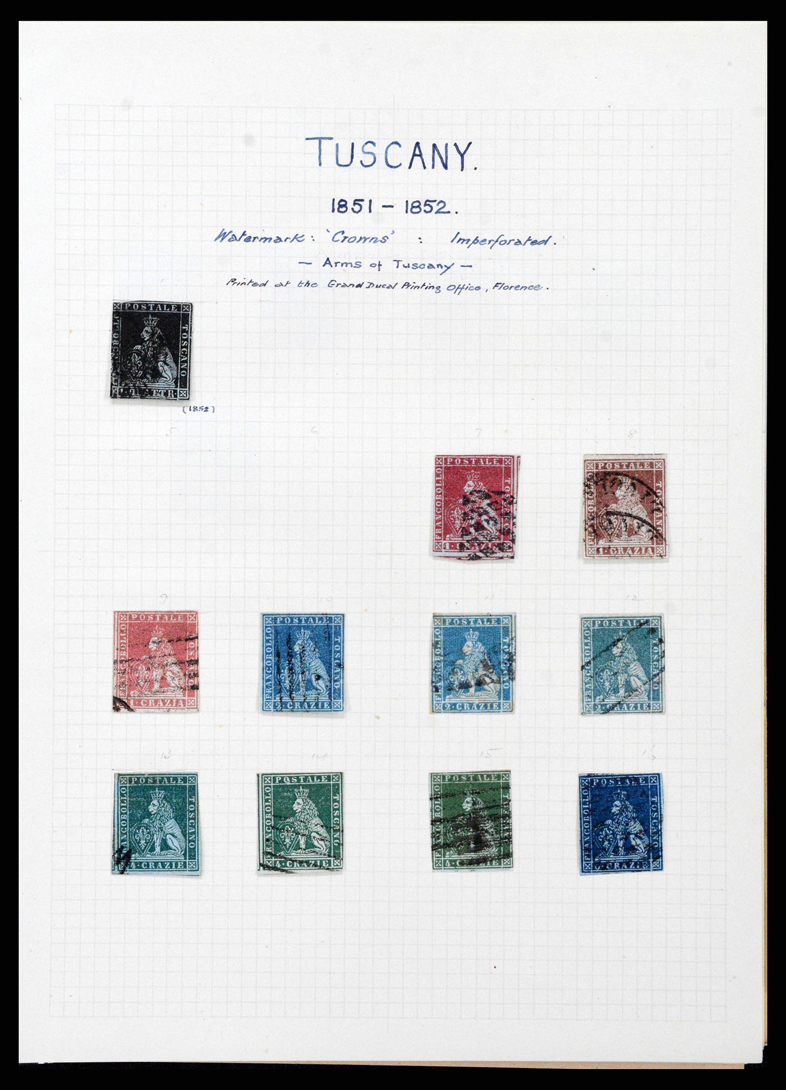 38795 0013 - Stamp collection 38795 Italy supercollection 1851-1947.