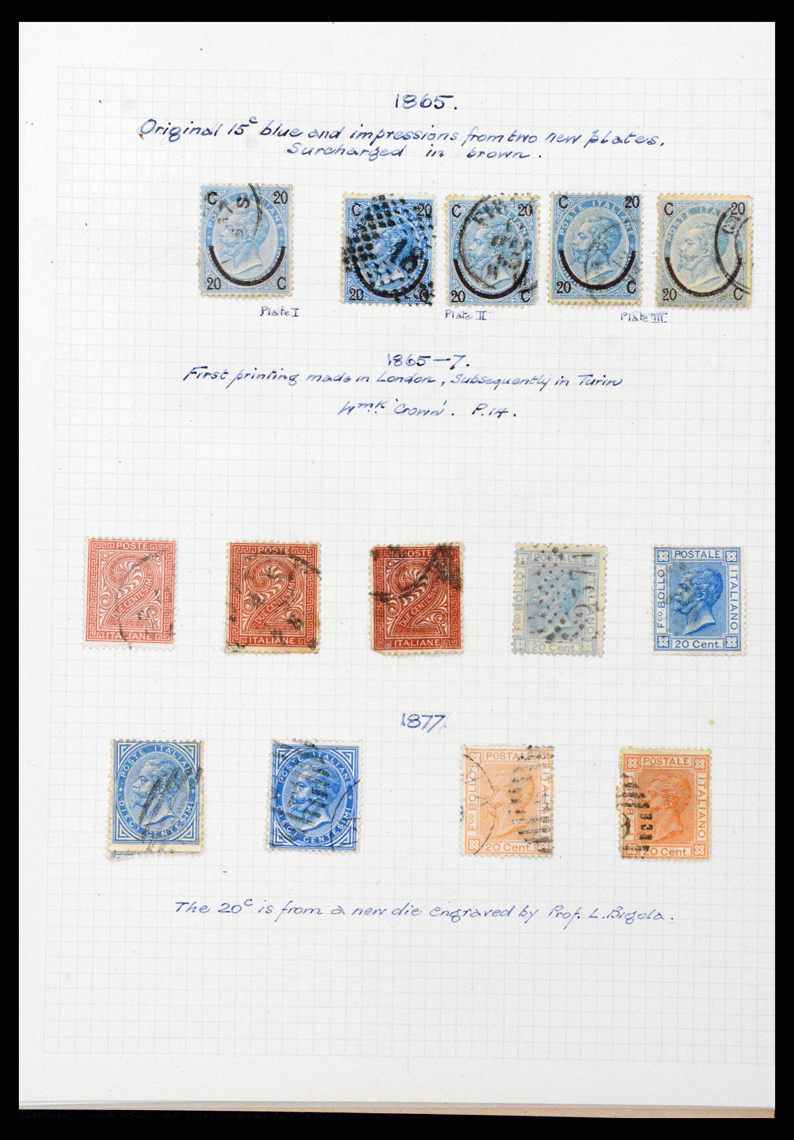 38795 0019 - Stamp collection 38795 Italy supercollection 1851-1947.