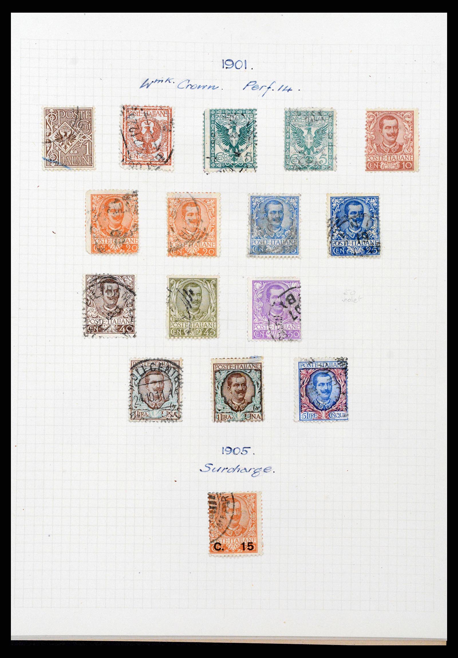 38795 0027 - Stamp collection 38795 Italy supercollection 1851-1947.