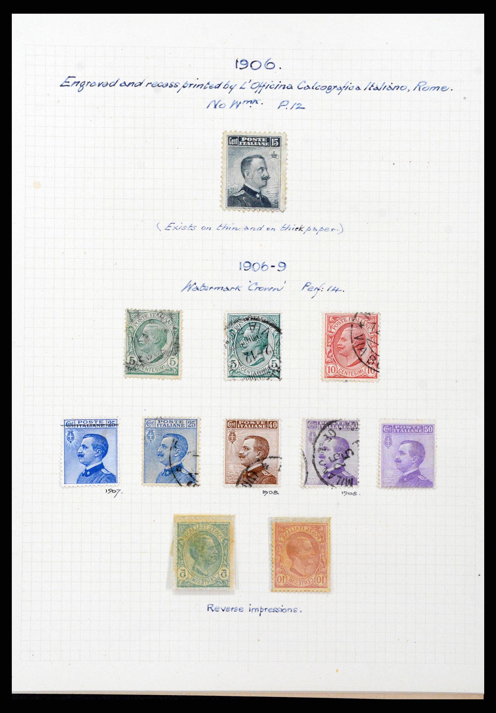 38795 0028 - Postzegelverzameling 38795 Italië supercollectie 1851-1947.