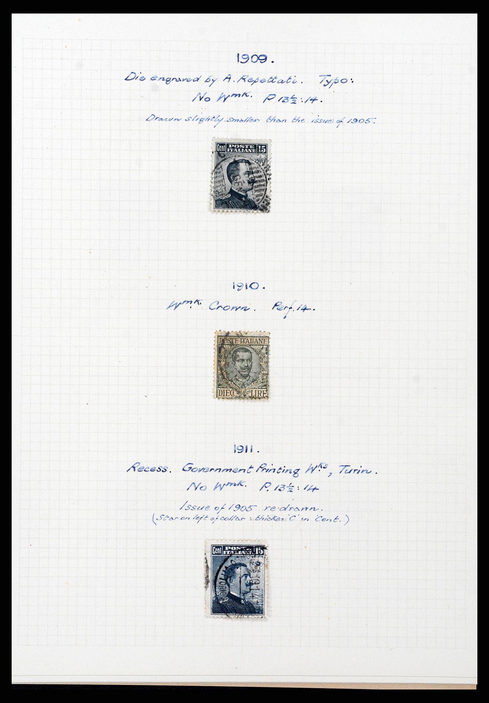 38795 0030 - Postzegelverzameling 38795 Italië supercollectie 1851-1947.