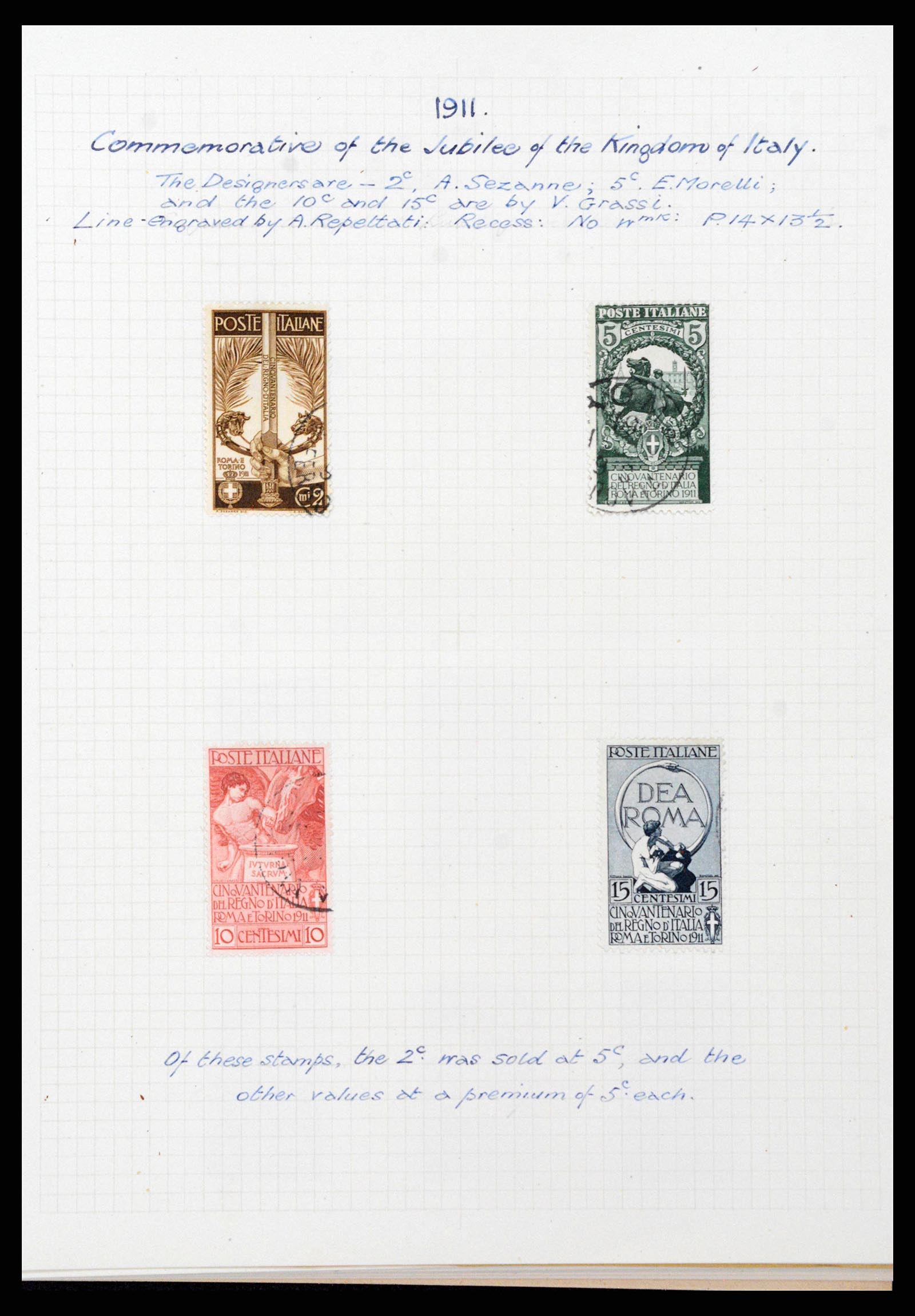38795 0032 - Postzegelverzameling 38795 Italië supercollectie 1851-1947.
