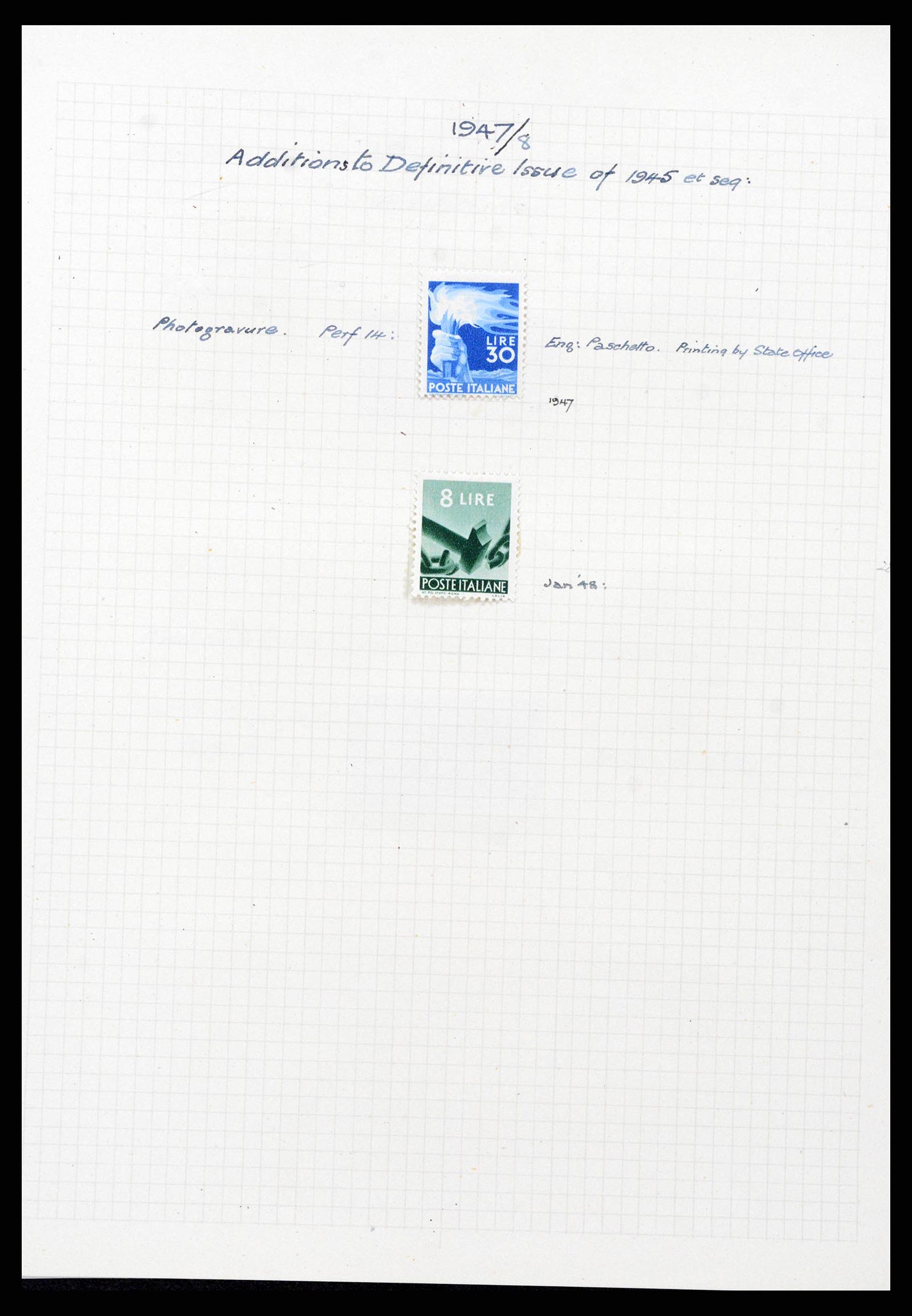 38795 0034 - Stamp collection 38795 Italy supercollection 1851-1947.