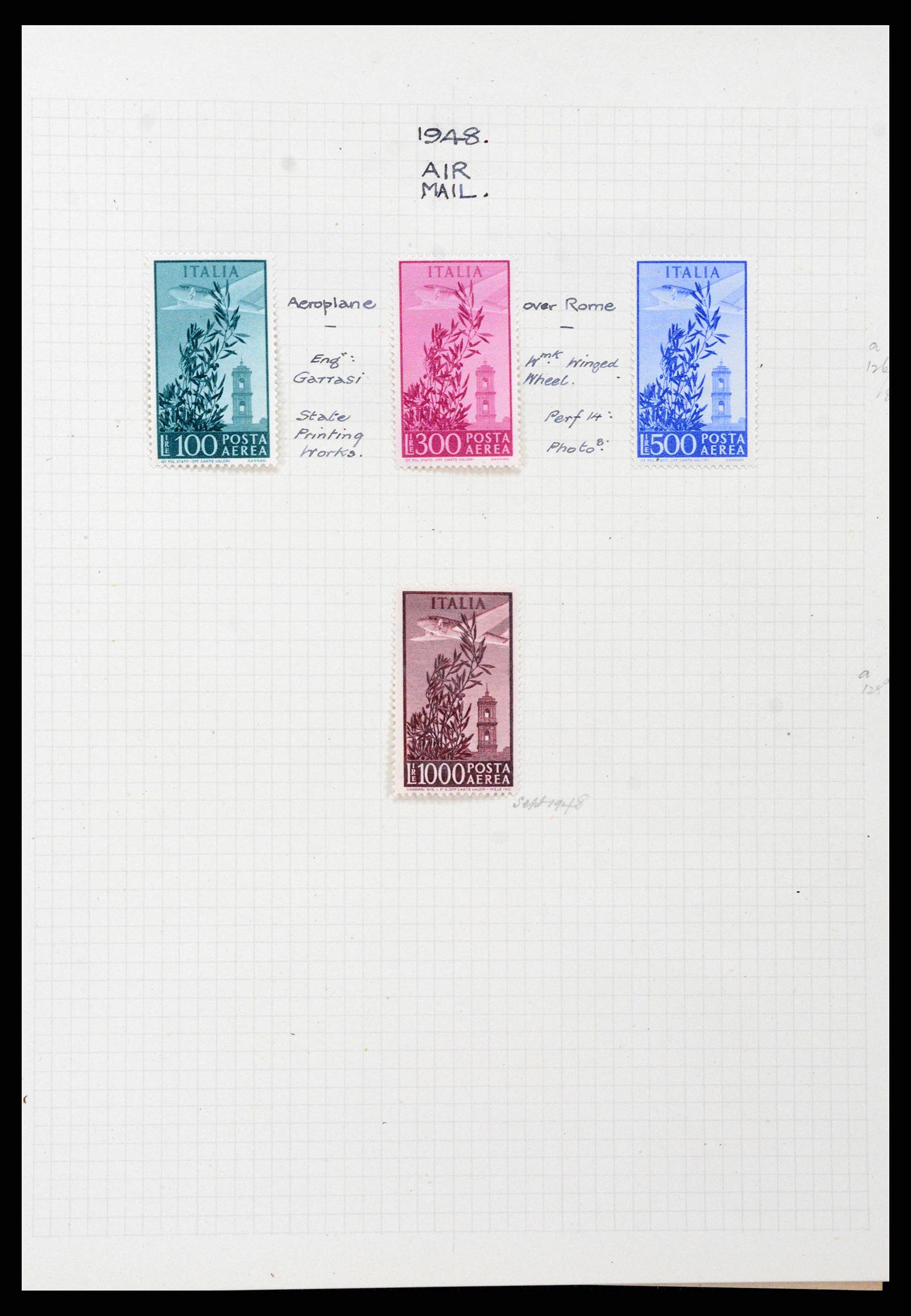 38795 0040 - Postzegelverzameling 38795 Italië supercollectie 1851-1947.