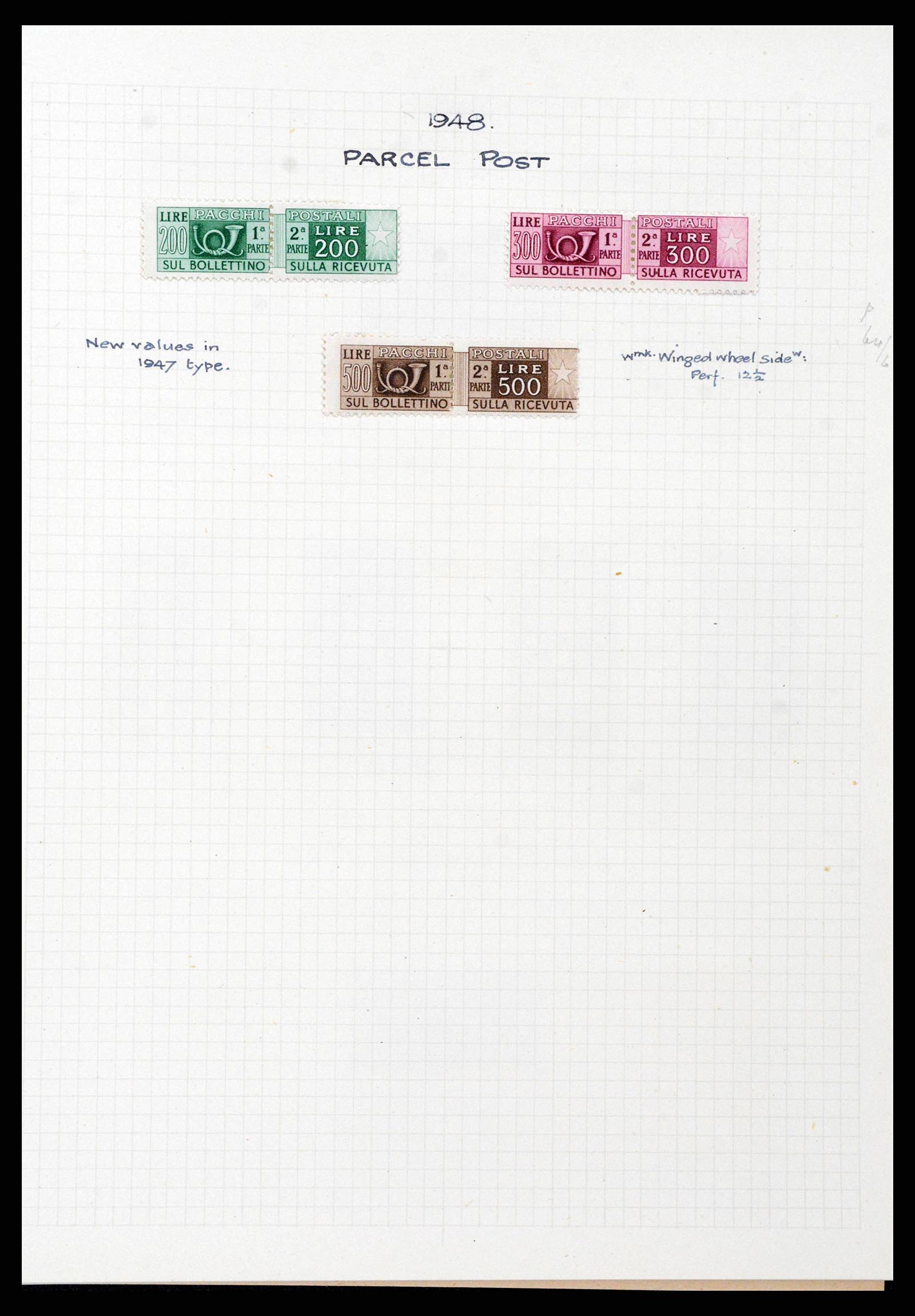 38795 0041 - Stamp collection 38795 Italy supercollection 1851-1947.