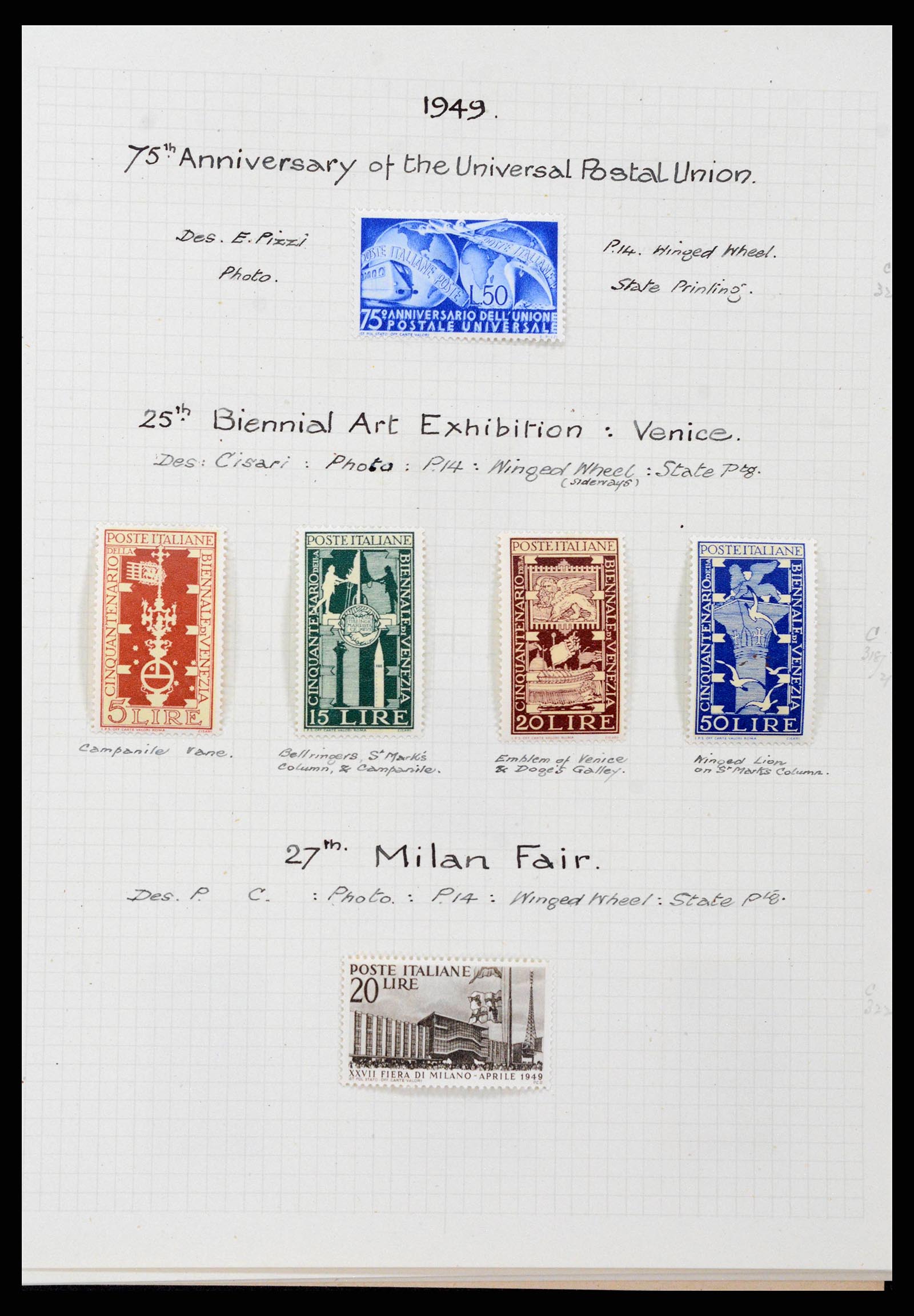 38795 0042 - Postzegelverzameling 38795 Italië supercollectie 1851-1947.