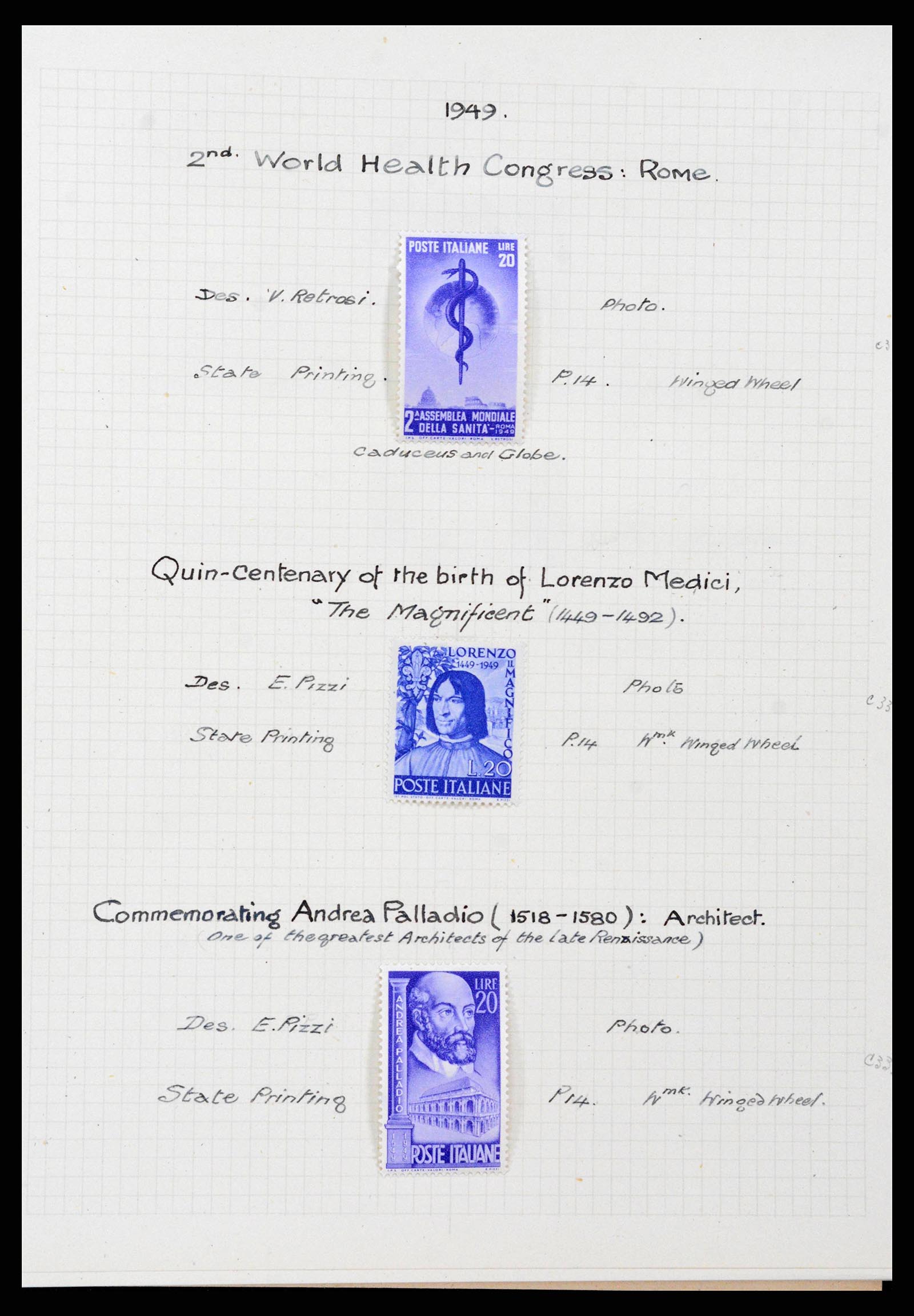 38795 0044 - Postzegelverzameling 38795 Italië supercollectie 1851-1947.