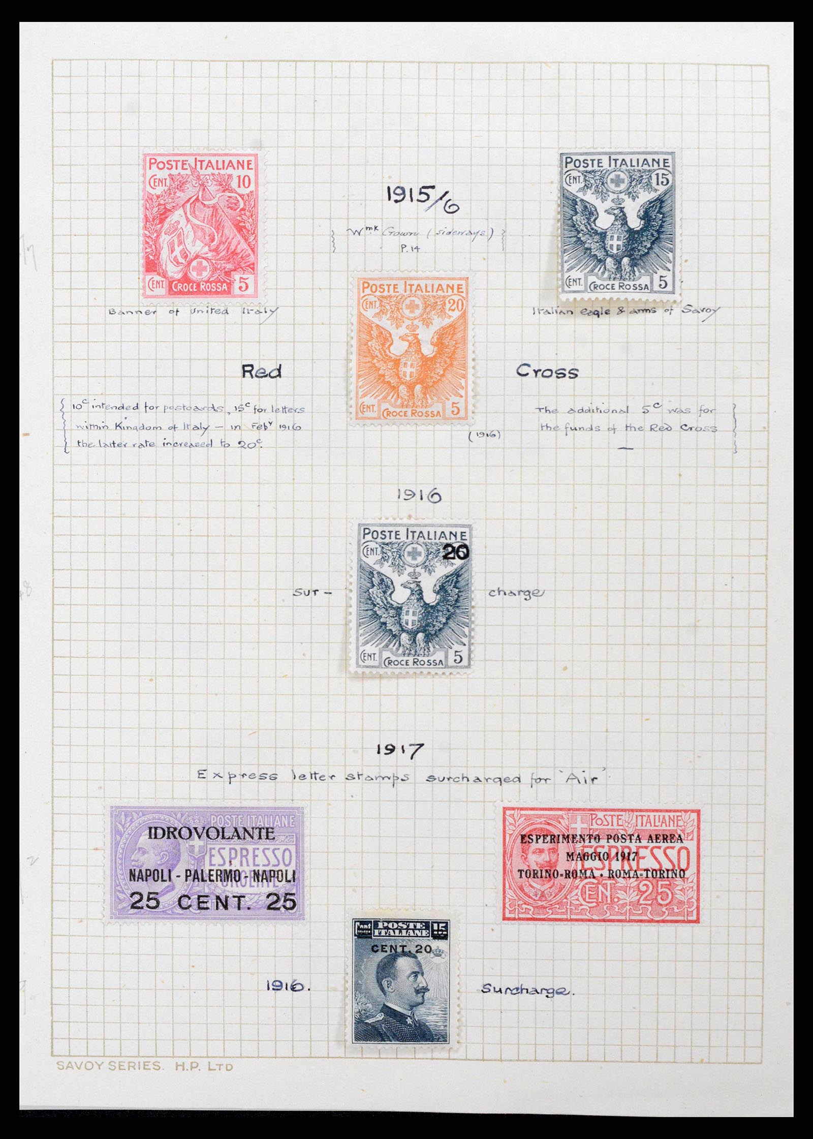 38795 0050 - Stamp collection 38795 Italy supercollection 1851-1947.