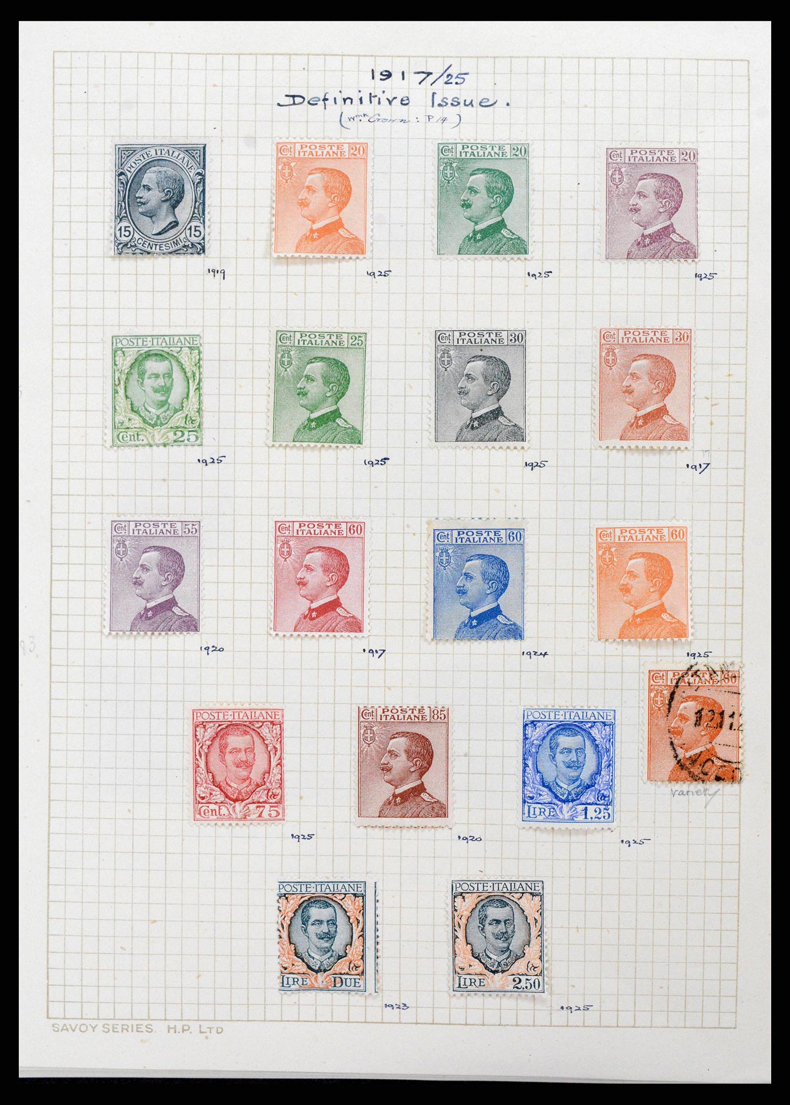 38795 0051 - Stamp collection 38795 Italy supercollection 1851-1947.