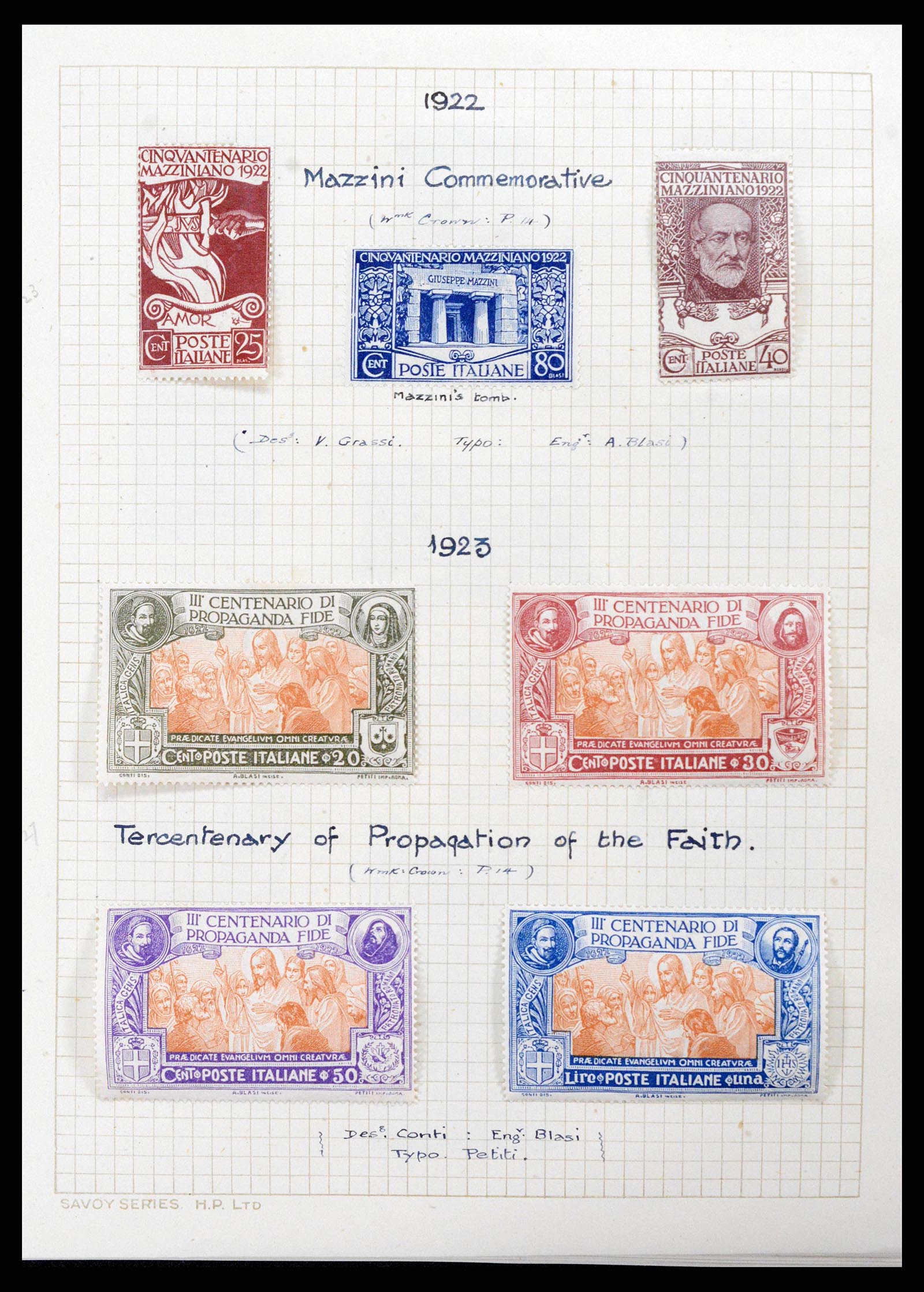 38795 0054 - Stamp collection 38795 Italy supercollection 1851-1947.
