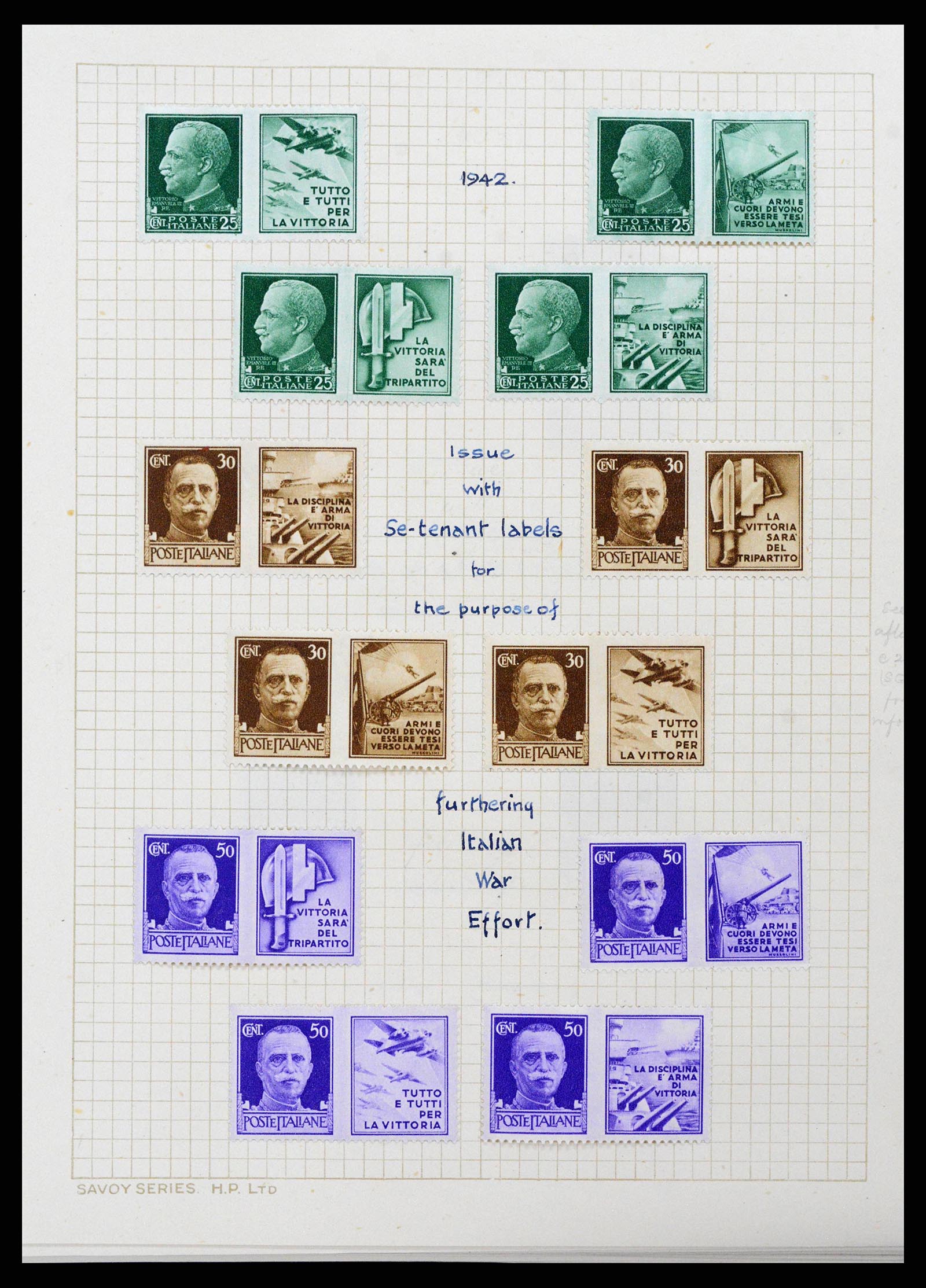 38795 0105 - Postzegelverzameling 38795 Italië supercollectie 1851-1947.