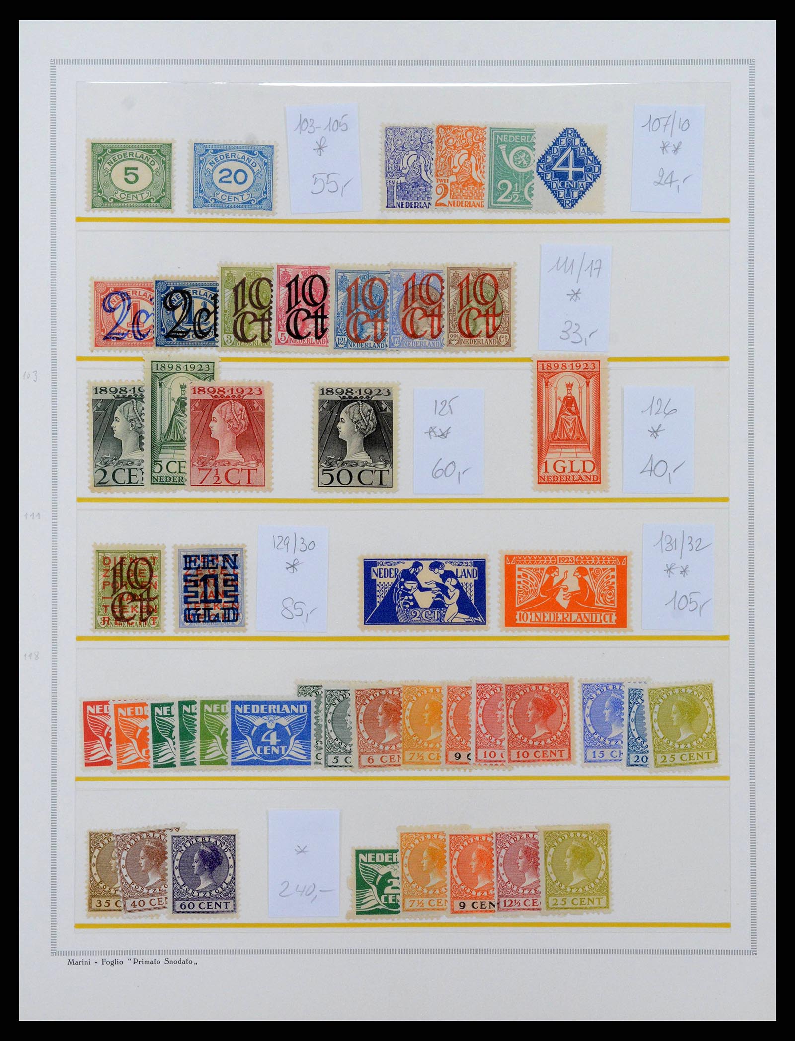 38796 0002 - Postzegelverzameling 38796 Nederland 1894-1980.