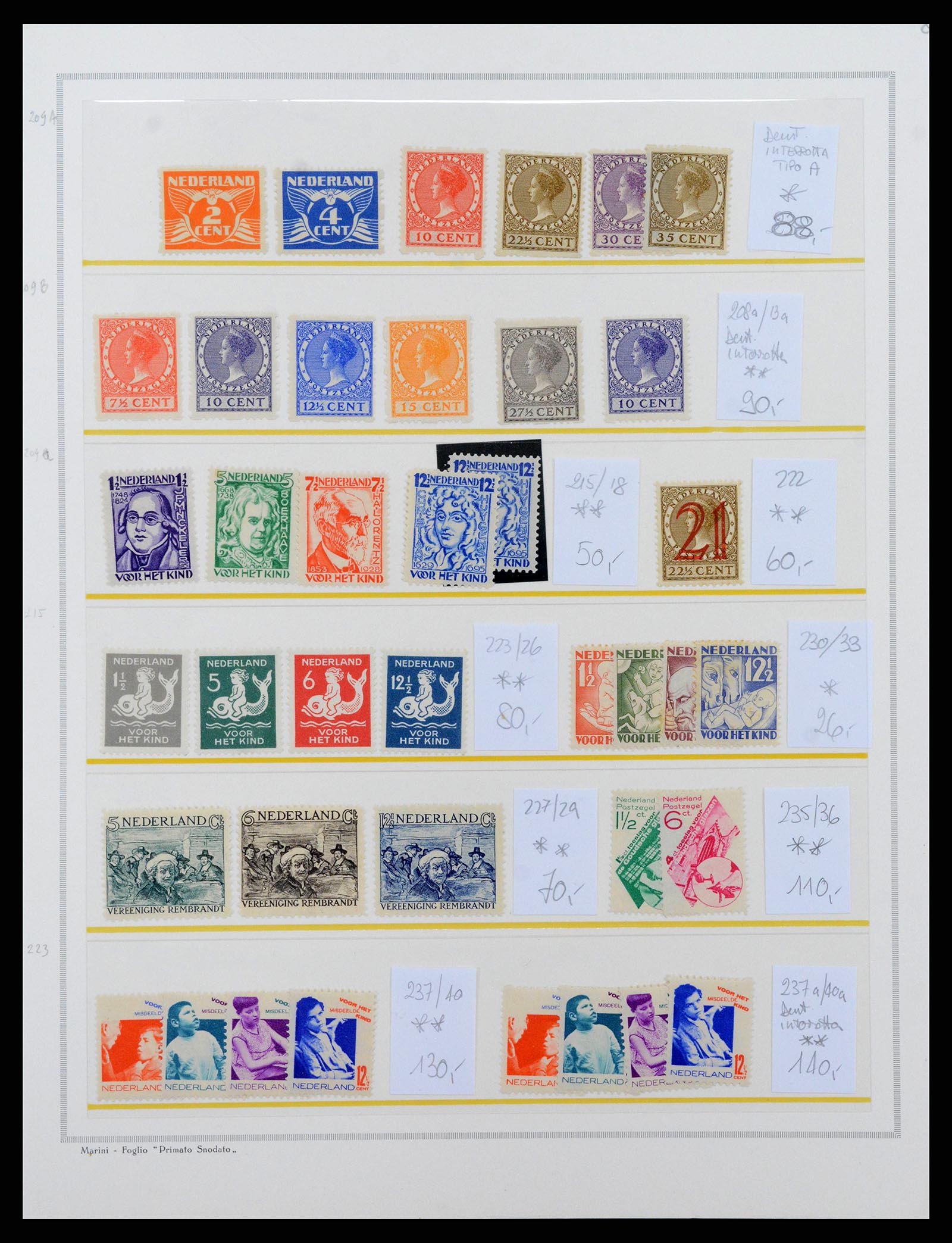 38796 0005 - Postzegelverzameling 38796 Nederland 1894-1980.
