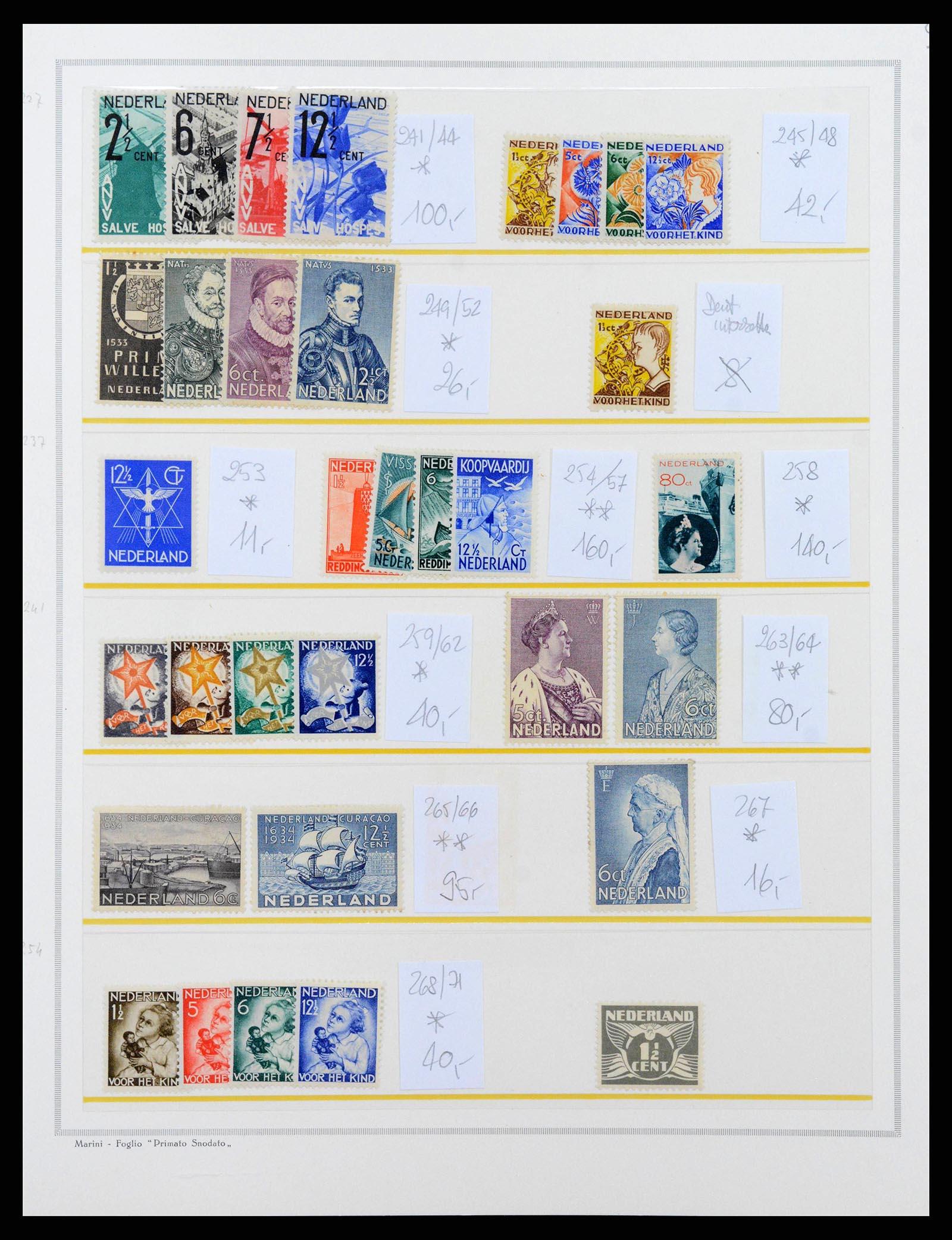 38796 0006 - Postzegelverzameling 38796 Nederland 1894-1980.