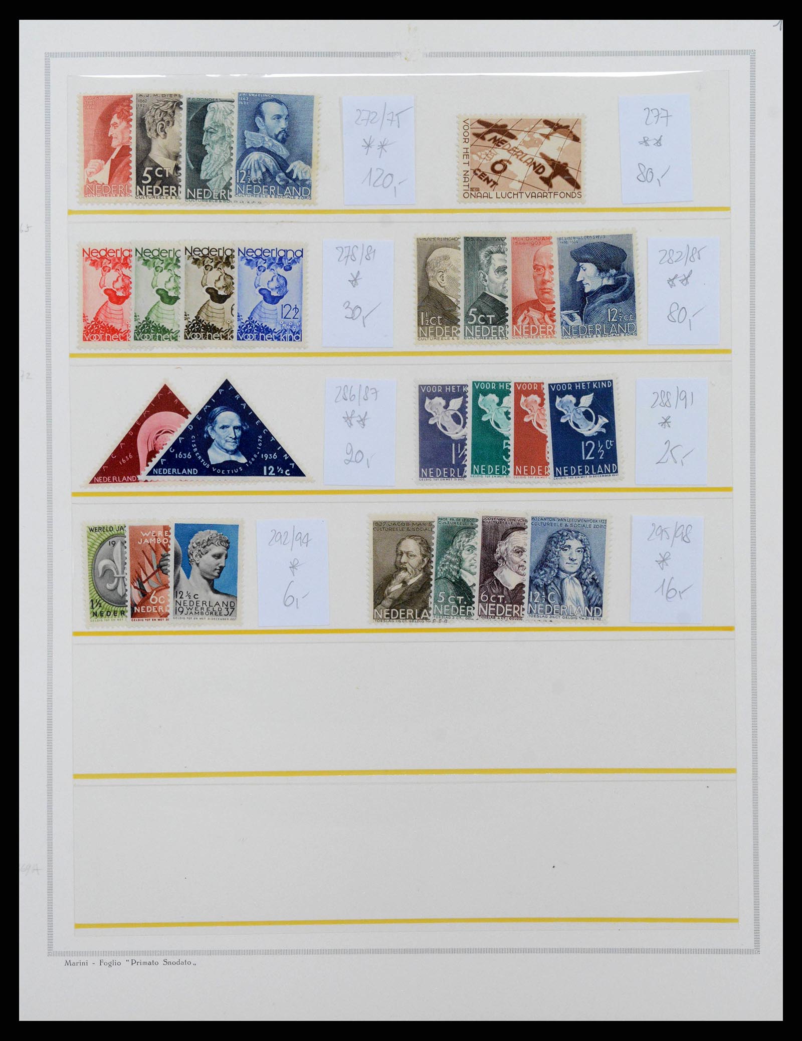 38796 0007 - Postzegelverzameling 38796 Nederland 1894-1980.