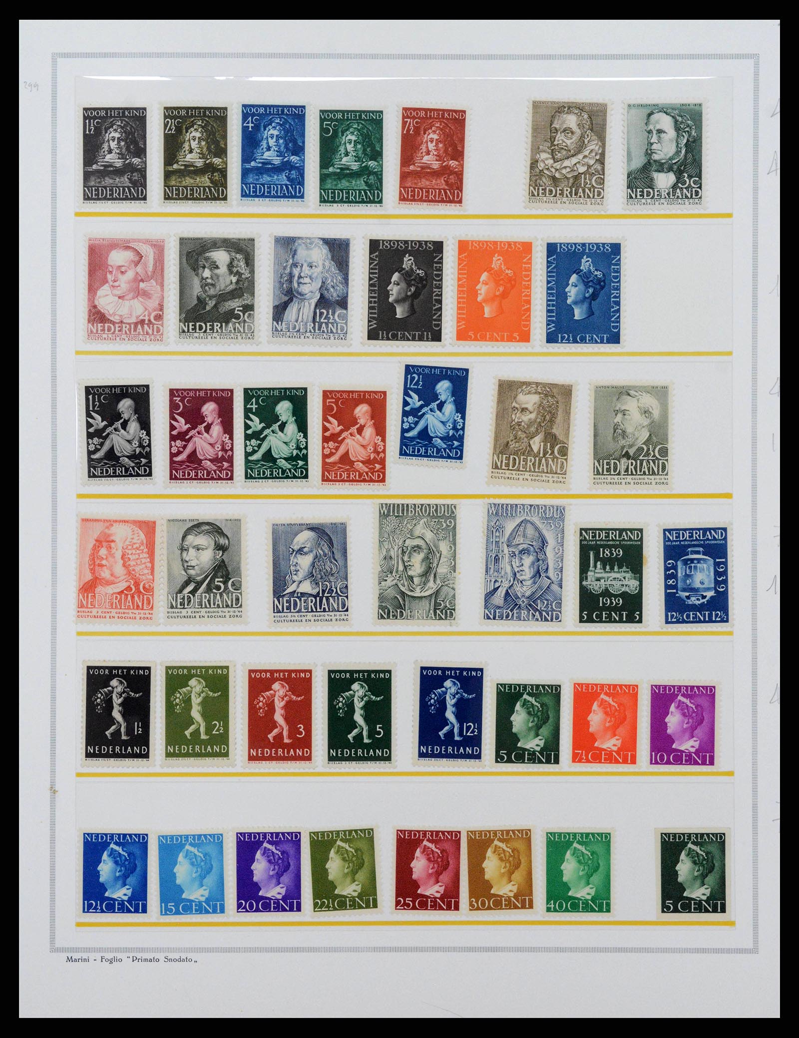 38796 0008 - Postzegelverzameling 38796 Nederland 1894-1980.